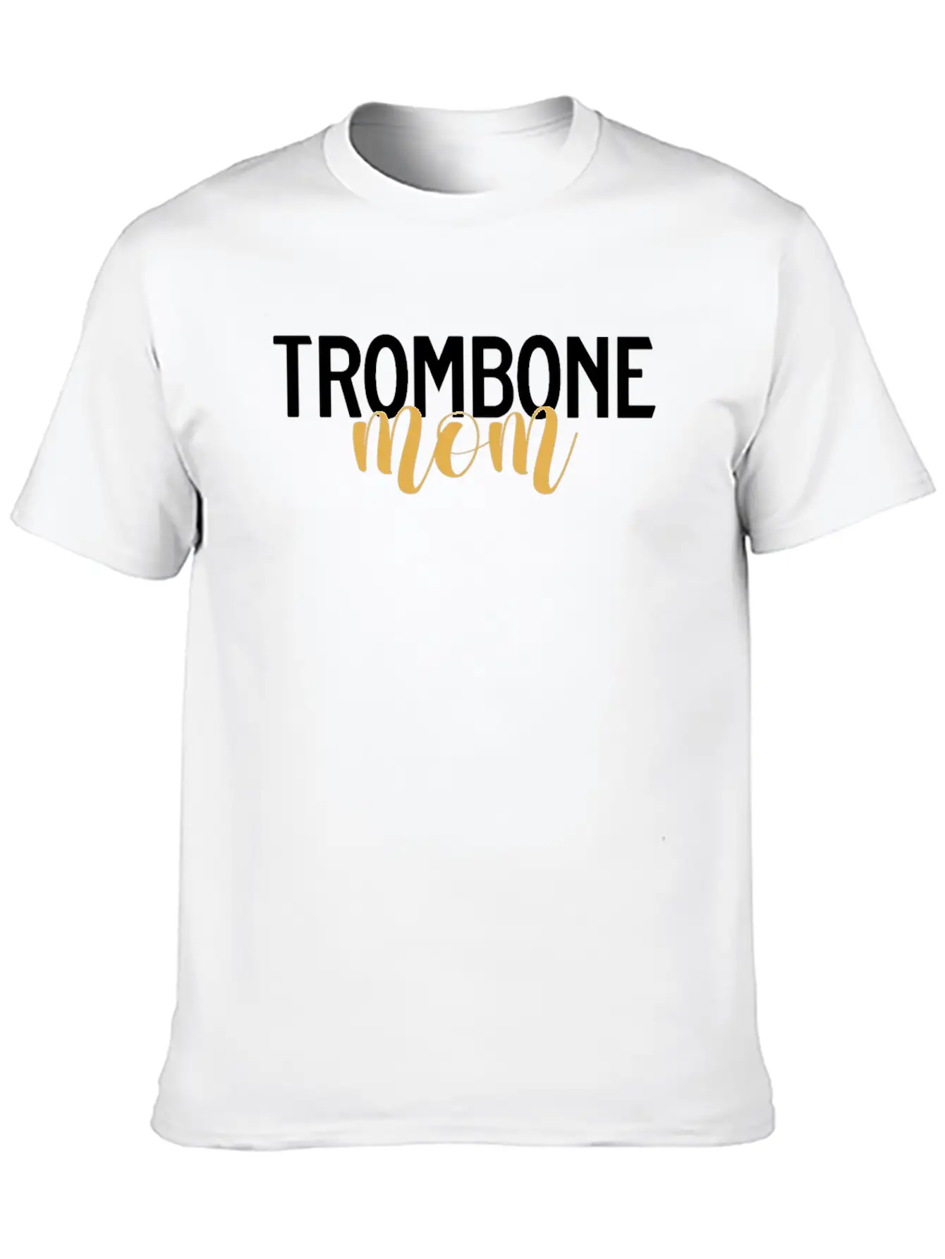 Trombone Mom Retro Player Trombonist Marching Band Unisex Casual T-Shirt – Clean Design For Daily Comfort