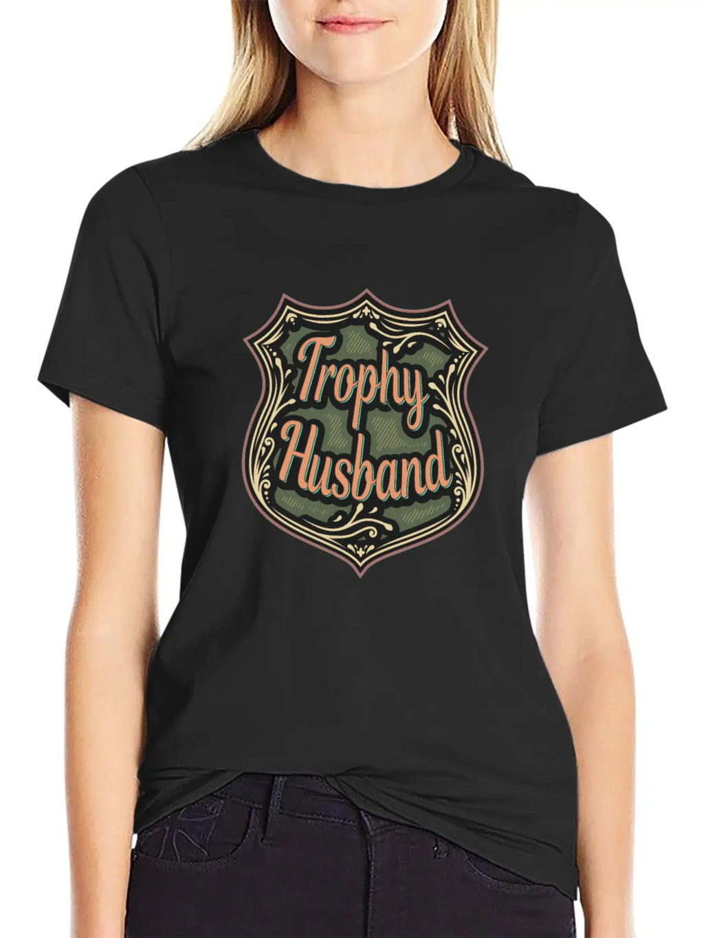 Trophy Husband Funny T-Shirt Unisex Casual T-Shirt – Clean Design For Daily Comfort