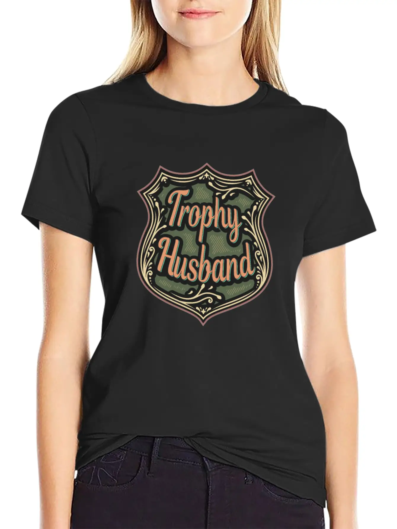Trophy Husband Funny T-Shirt Unisex Casual T-Shirt – Clean Design For Daily Comfort