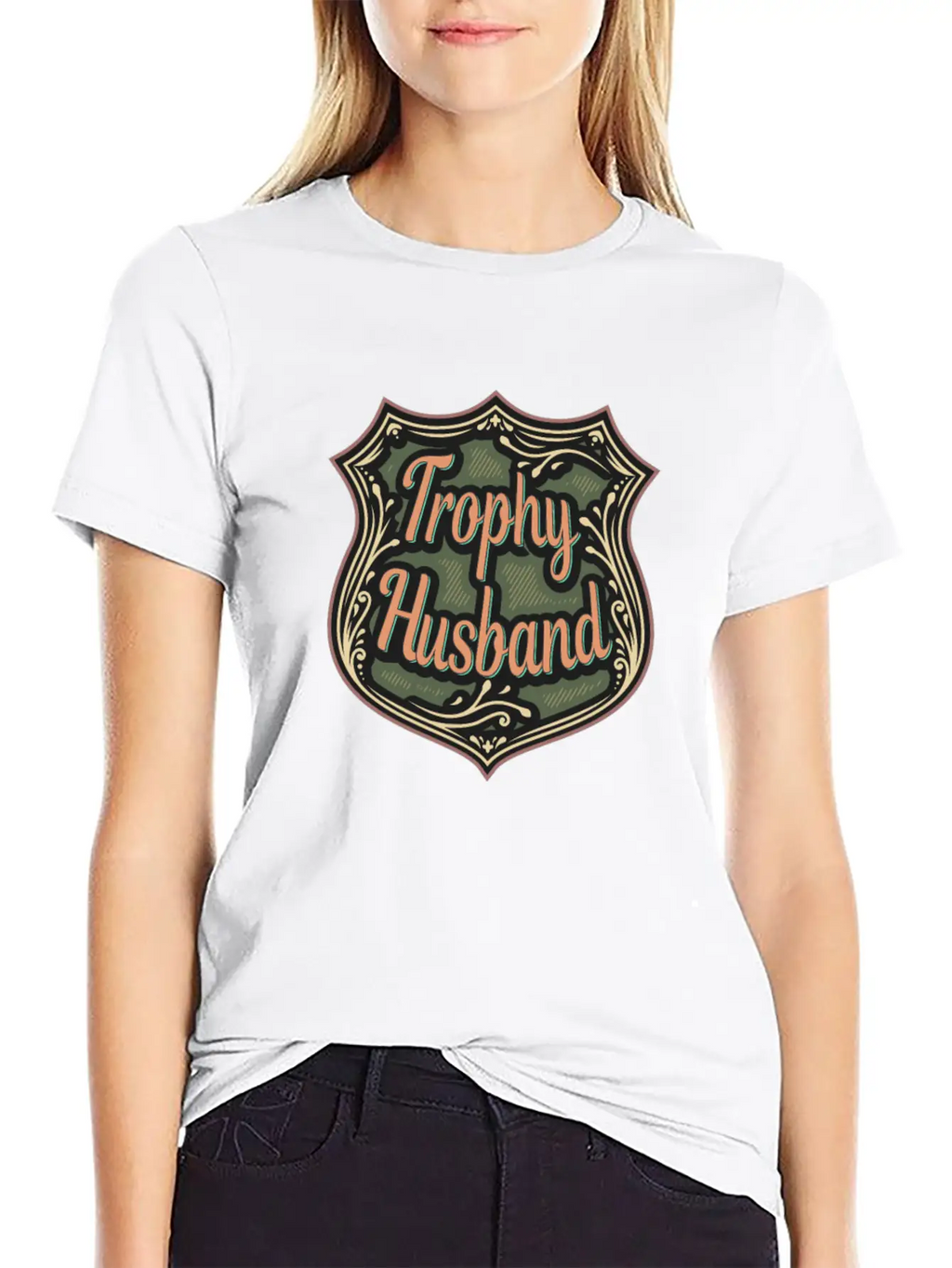 Trophy Husband Funny T-Shirt Unisex Casual T-Shirt – Clean Design For Daily Comfort