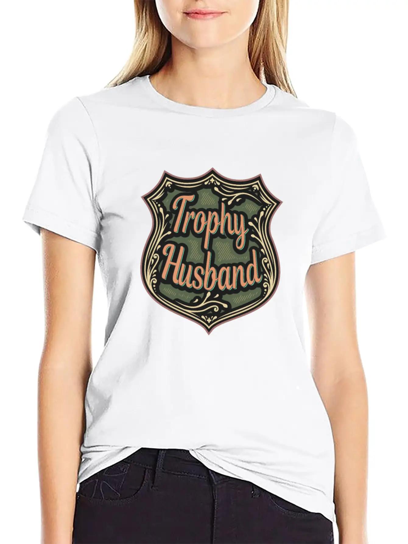 Trophy Husband Funny T-Shirt Unisex Casual T-Shirt – Clean Design For Daily Comfort