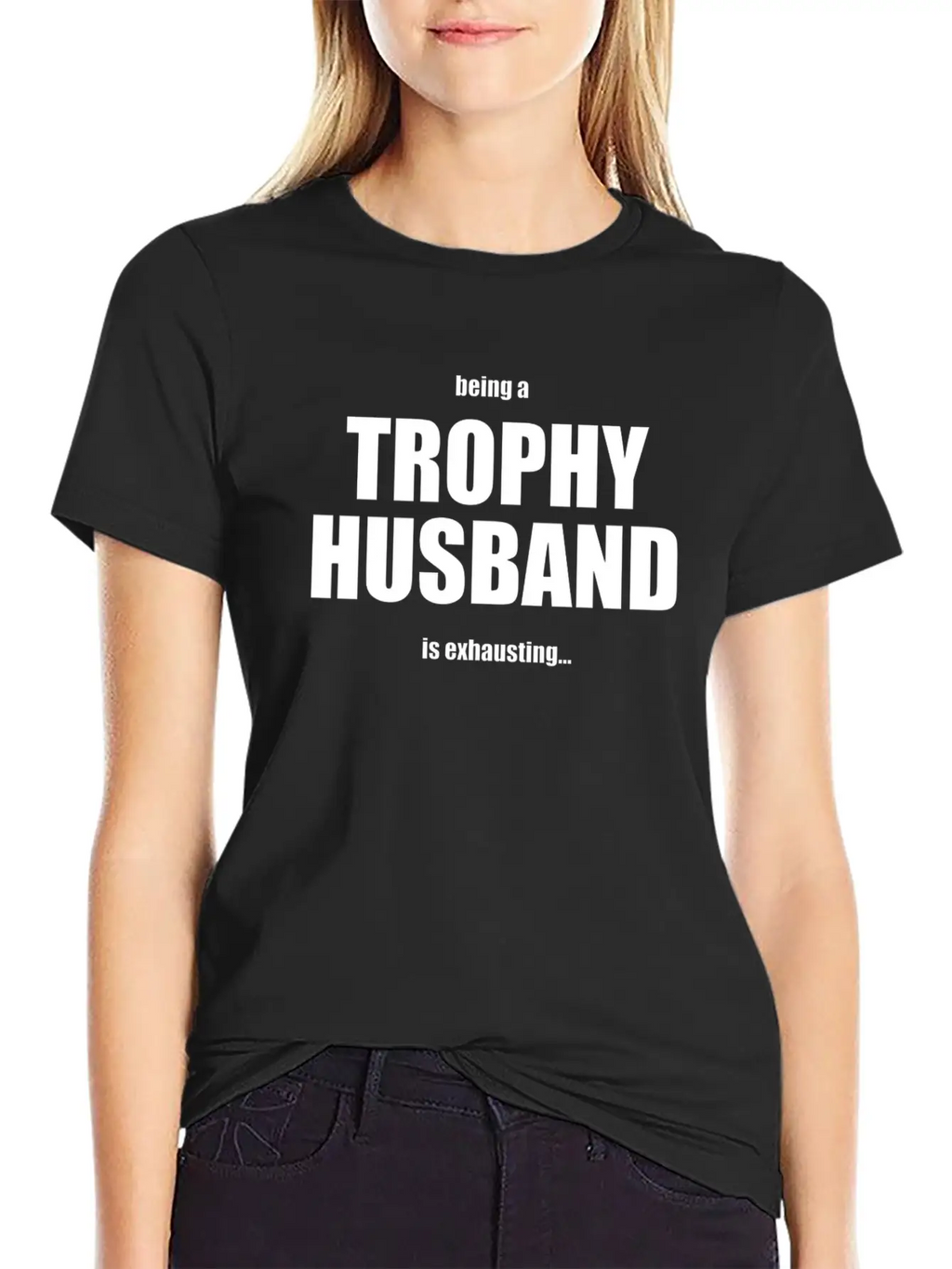 Trophy Husband Unisex Short Sleeve Soft Cotton T-Shirt – Casual Everyday Wear