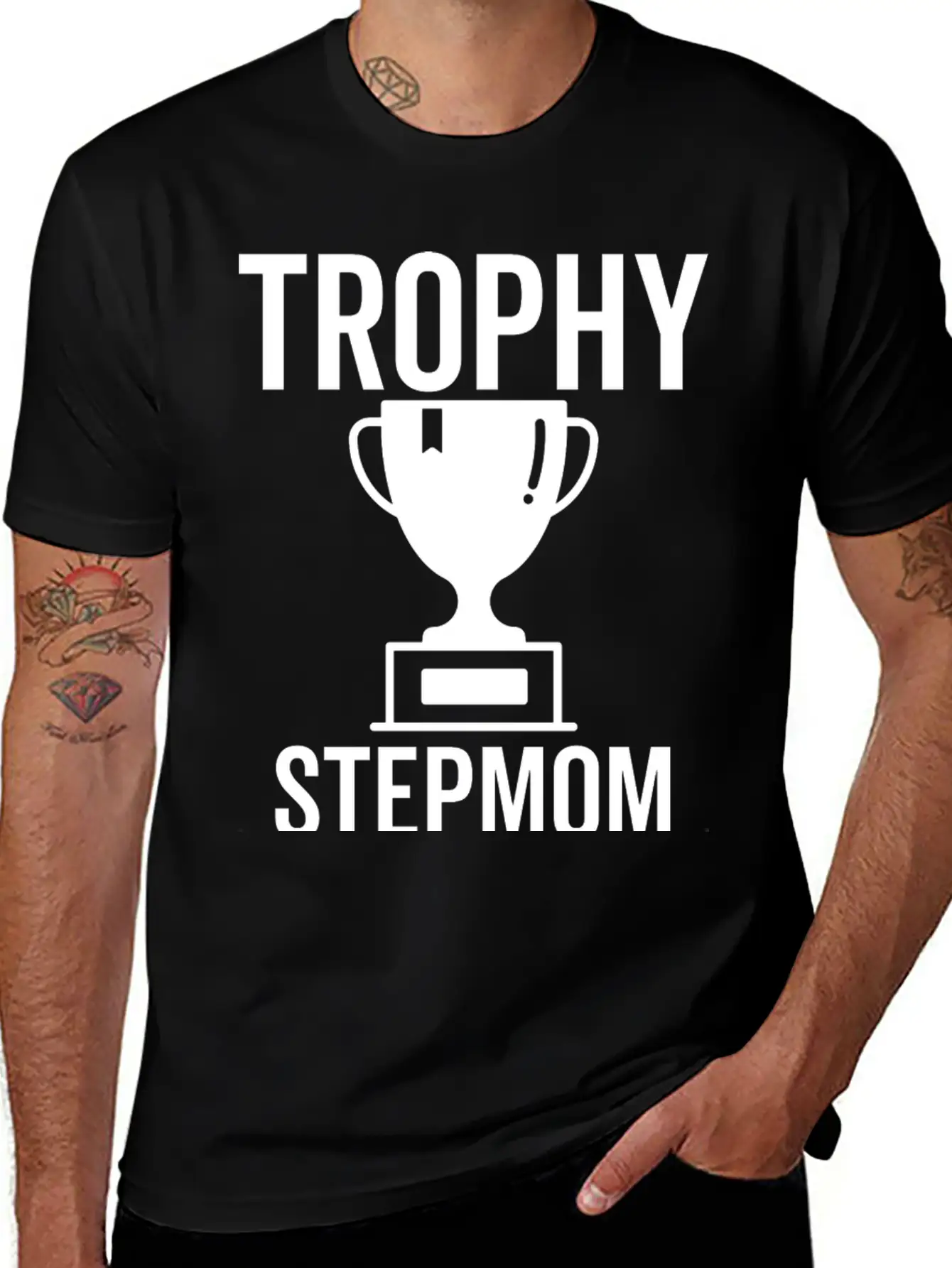 Trophy Stepmom Stylish Everyday T-Shirt – Unisex Basic Cotton Tee