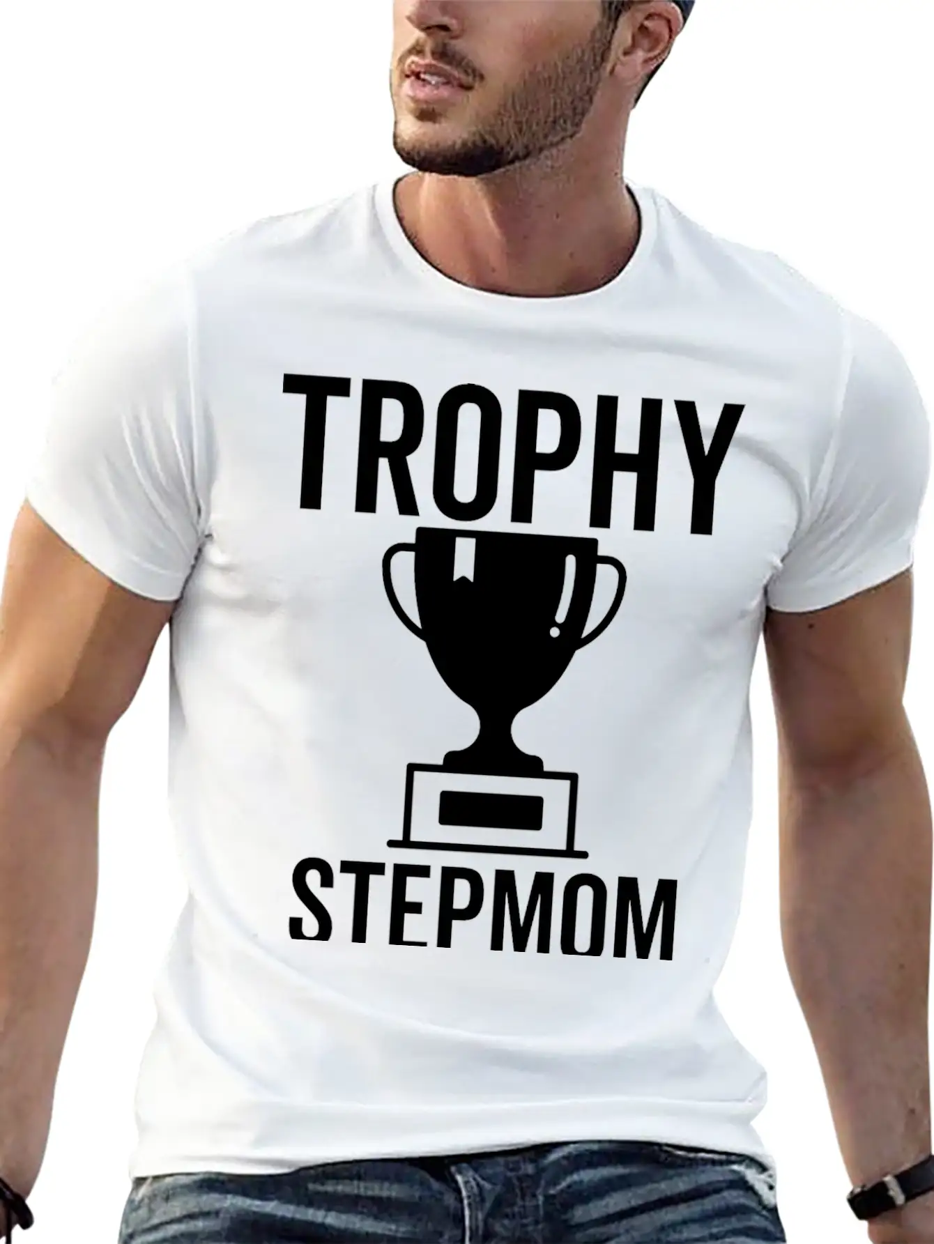 Trophy Stepmom Stylish Everyday T-Shirt – Unisex Basic Cotton Tee