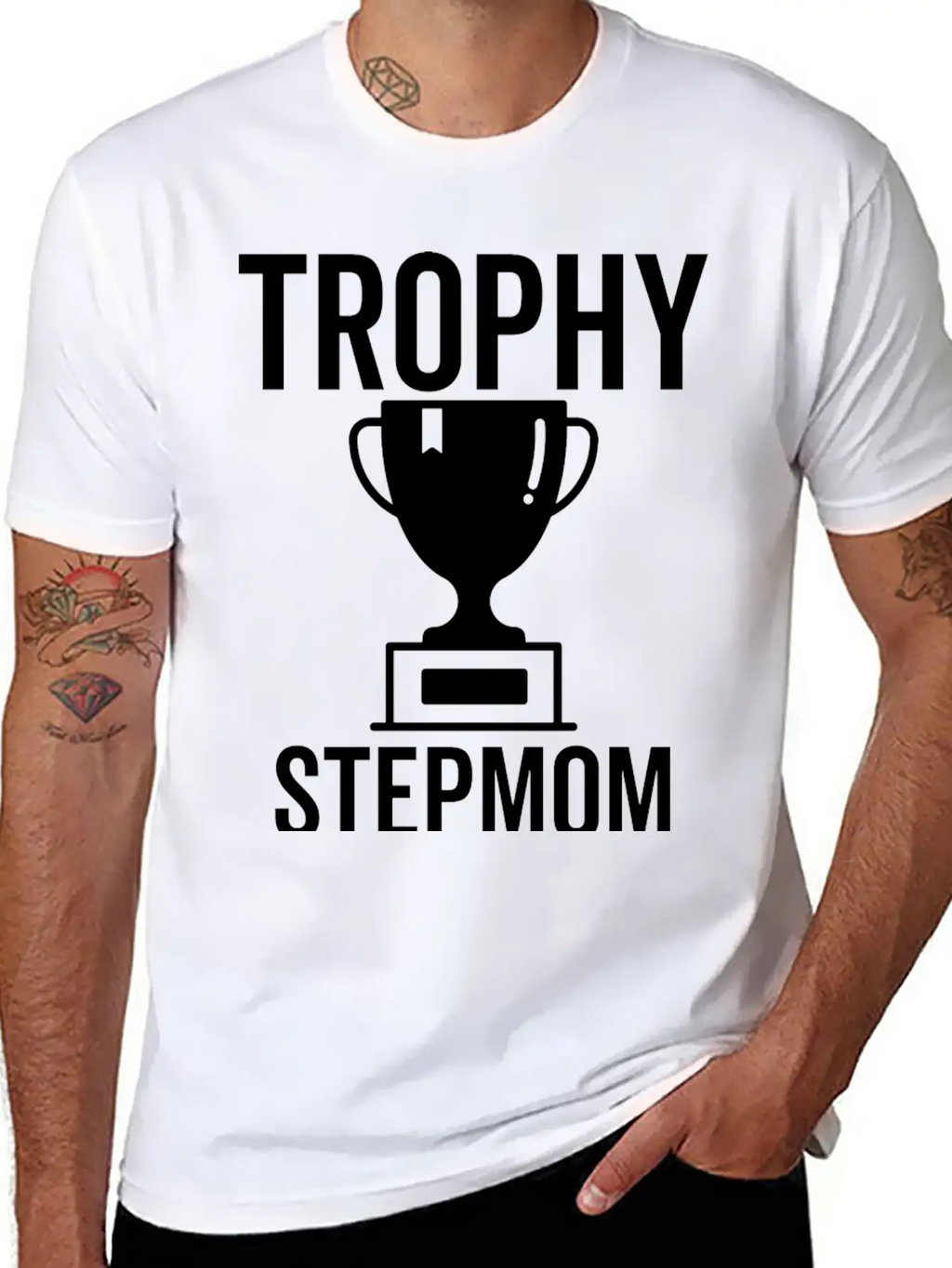 Trophy Stepmom Stylish Everyday T-Shirt – Unisex Basic Cotton Tee