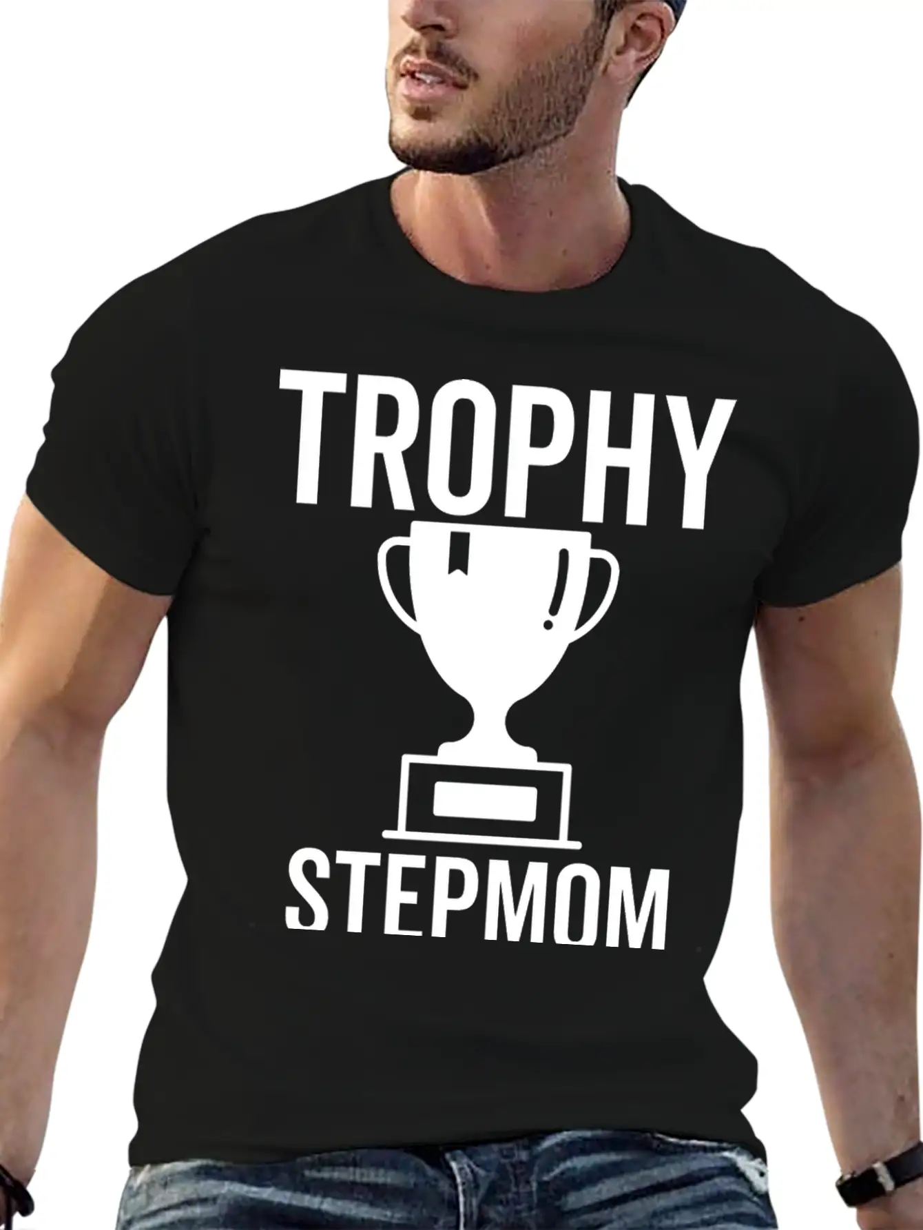 Trophy Stepmom Stylish Everyday T-Shirt – Unisex Basic Cotton Tee
