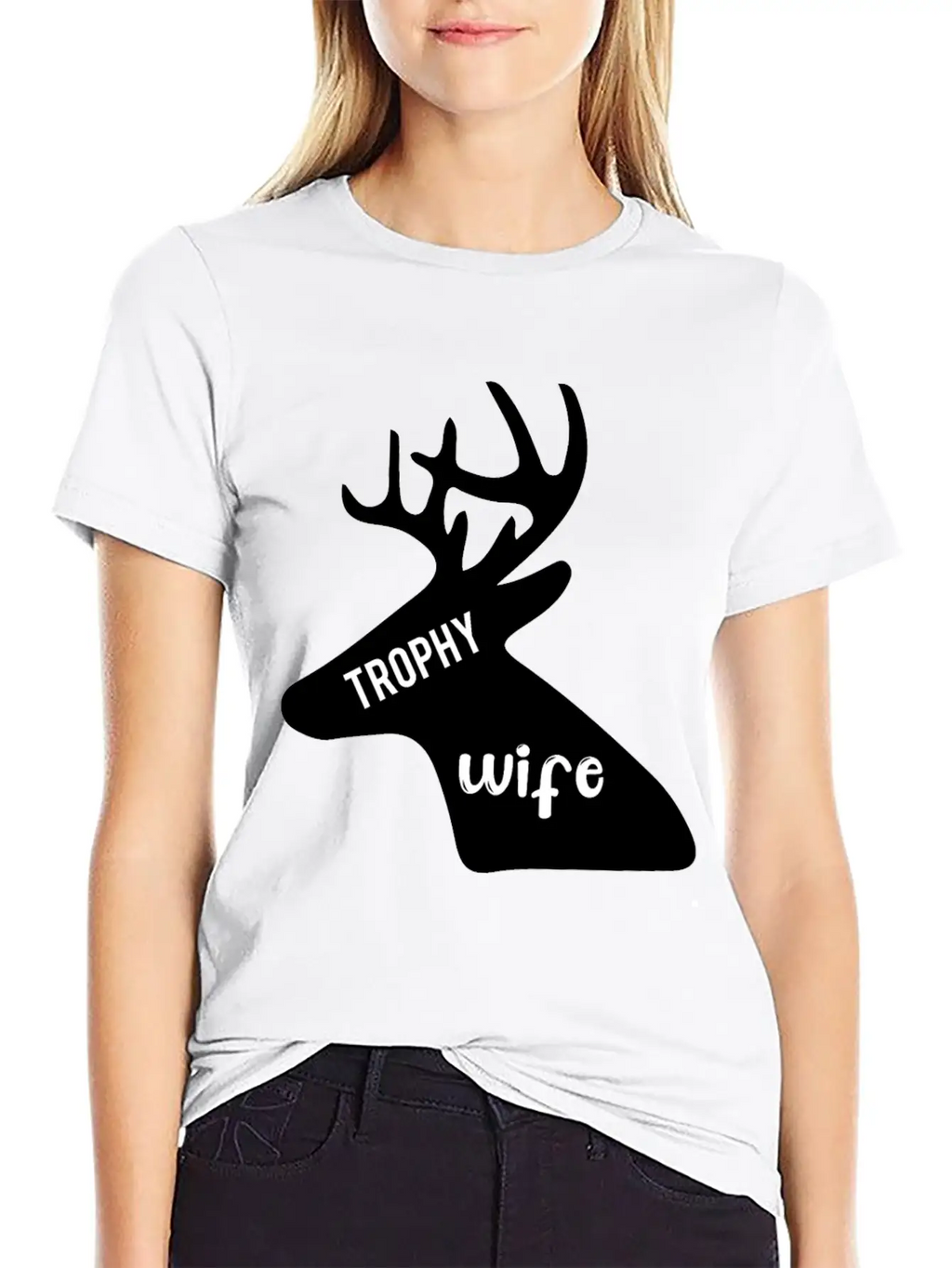 Trophy Wife Casual Graphic T-Shirt – Simple And Comfortable Daily Wear