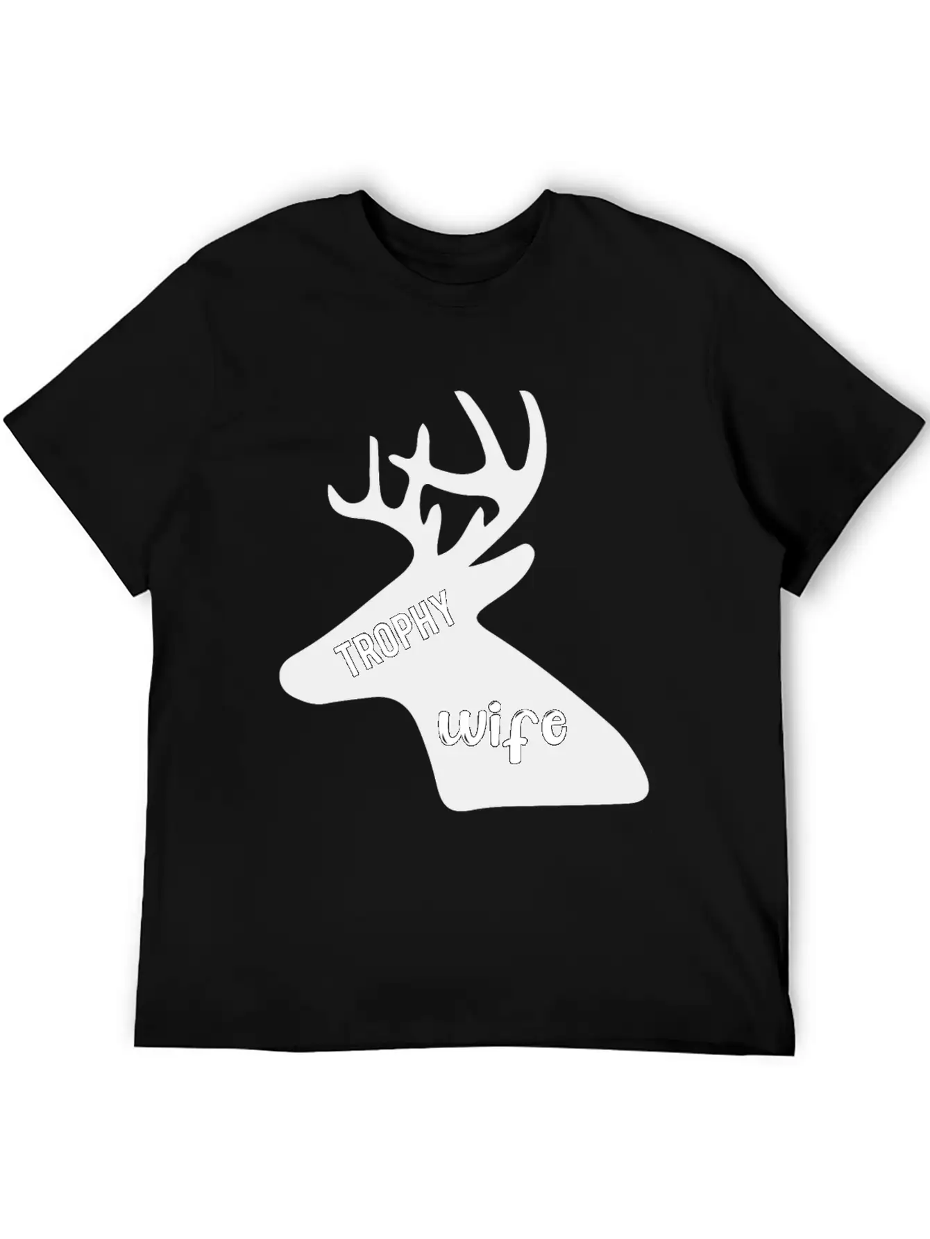 Trophy Wife Casual Graphic T-Shirt – Simple And Comfortable Daily Wear