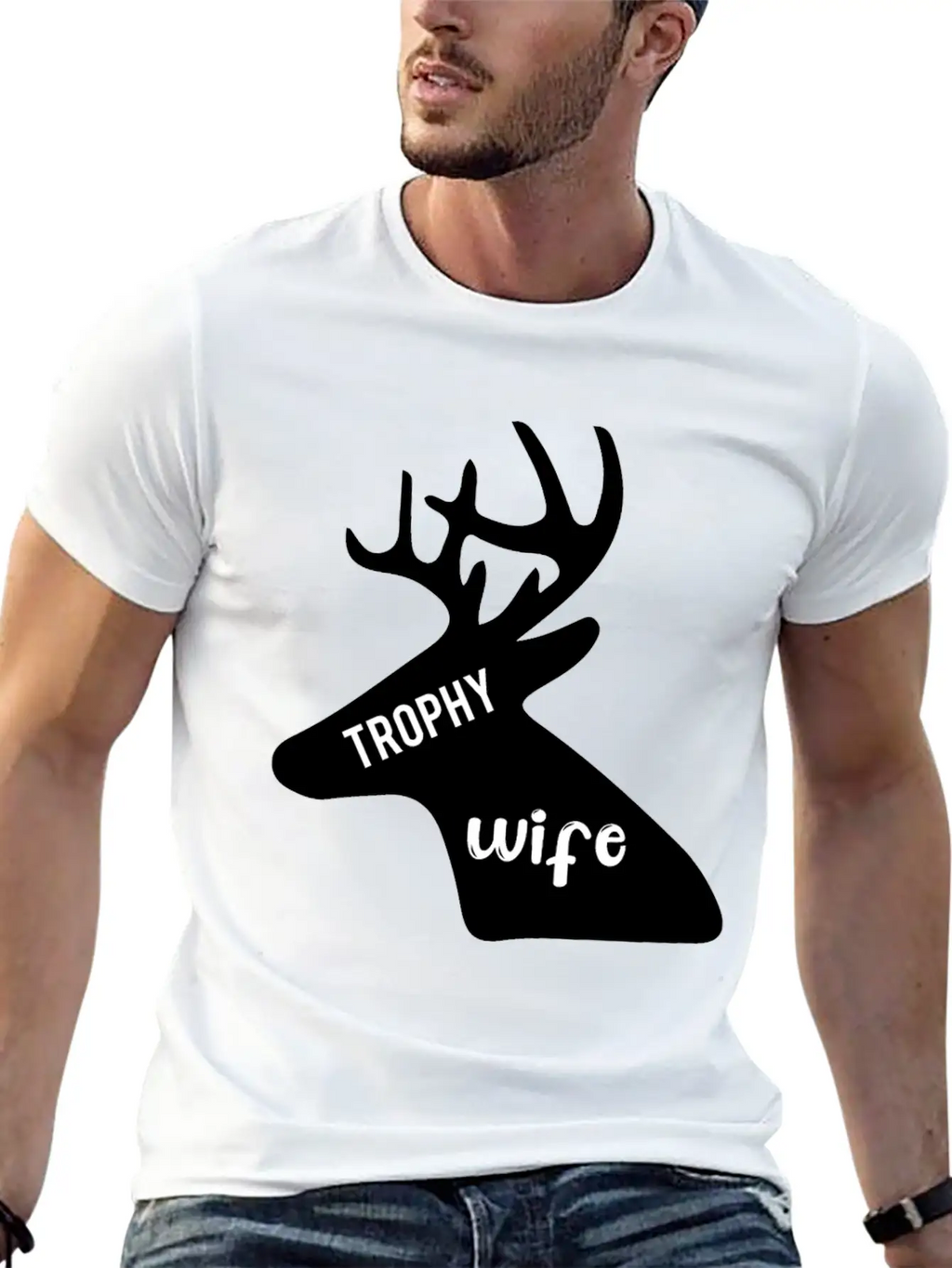 Trophy Wife Casual Graphic T-Shirt – Simple And Comfortable Daily Wear