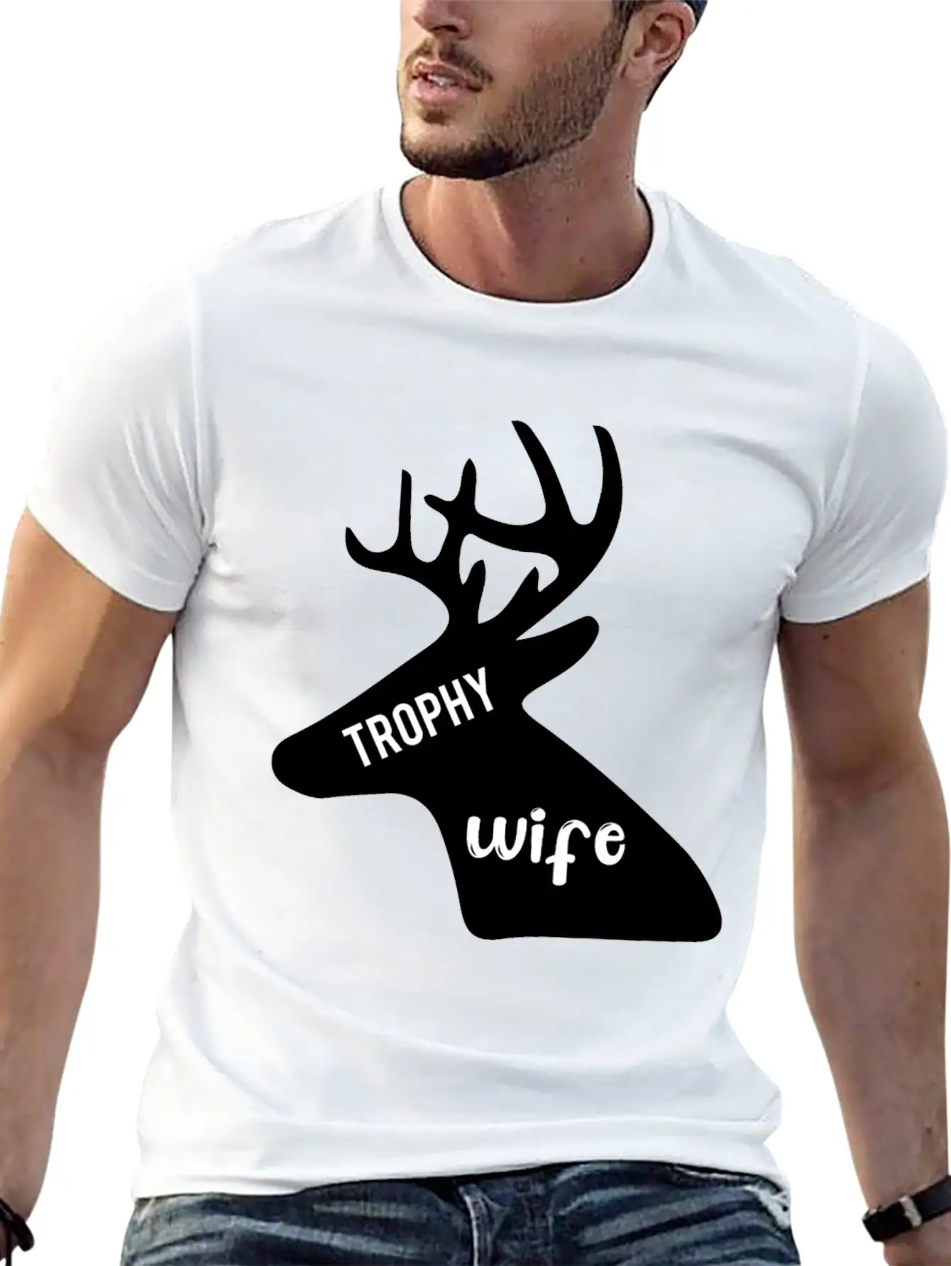 Trophy Wife Casual Graphic T-Shirt – Simple And Comfortable Daily Wear