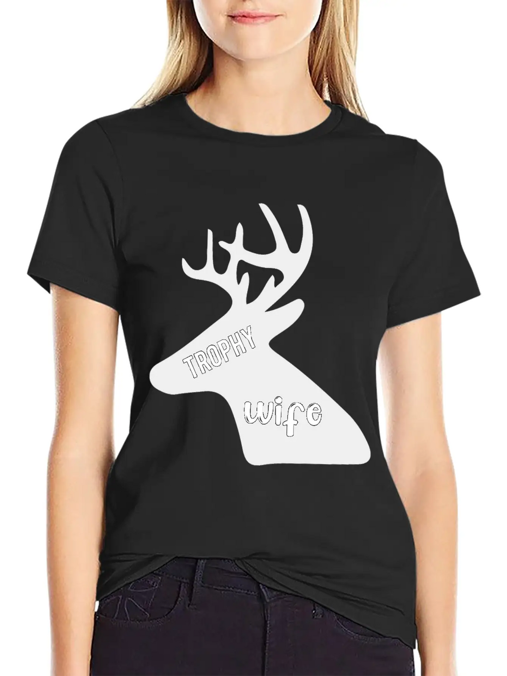 Trophy Wife Casual Graphic T-Shirt – Simple And Comfortable Daily Wear