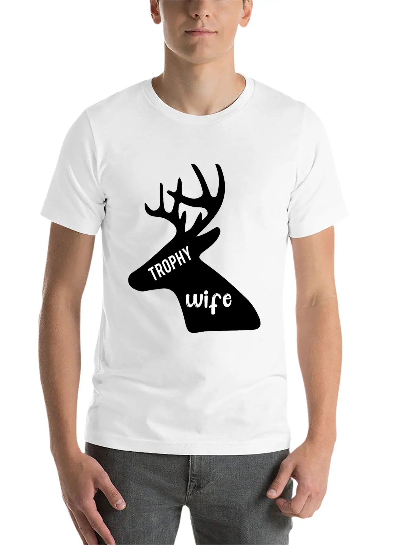 Trophy Wife Casual Graphic T-Shirt – Simple And Comfortable Daily Wear