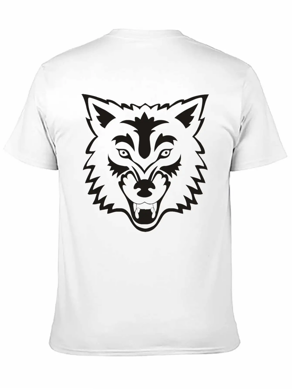 Tropical Jungle Wolf Unisex Casual T-Shirt – Clean Design For Daily Comfort