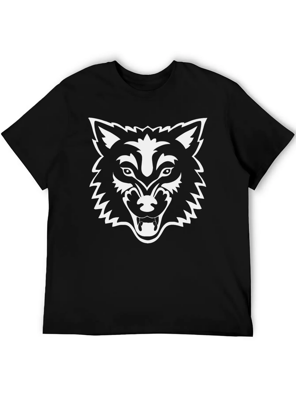 Tropical Jungle Wolf Unisex Casual T-Shirt – Clean Design For Daily Comfort