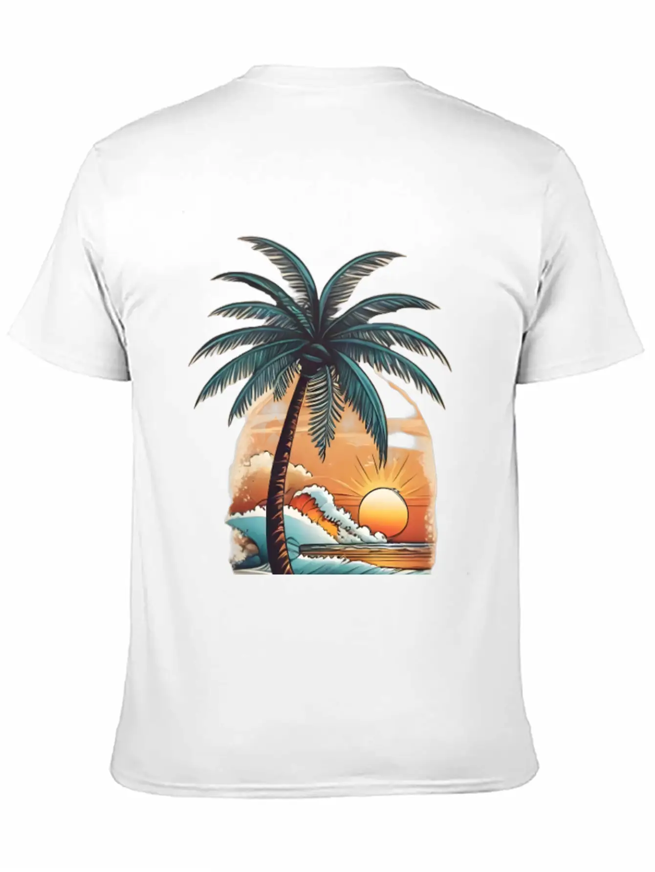 Tropical Paradise Unisex Short Sleeve Soft Cotton T-Shirt – Casual Everyday Wear