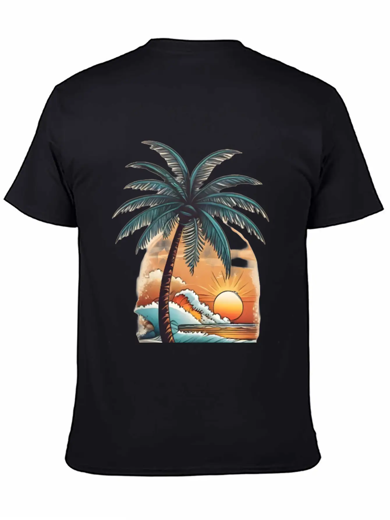 Tropical Paradise Unisex Short Sleeve Soft Cotton T-Shirt – Casual Everyday Wear