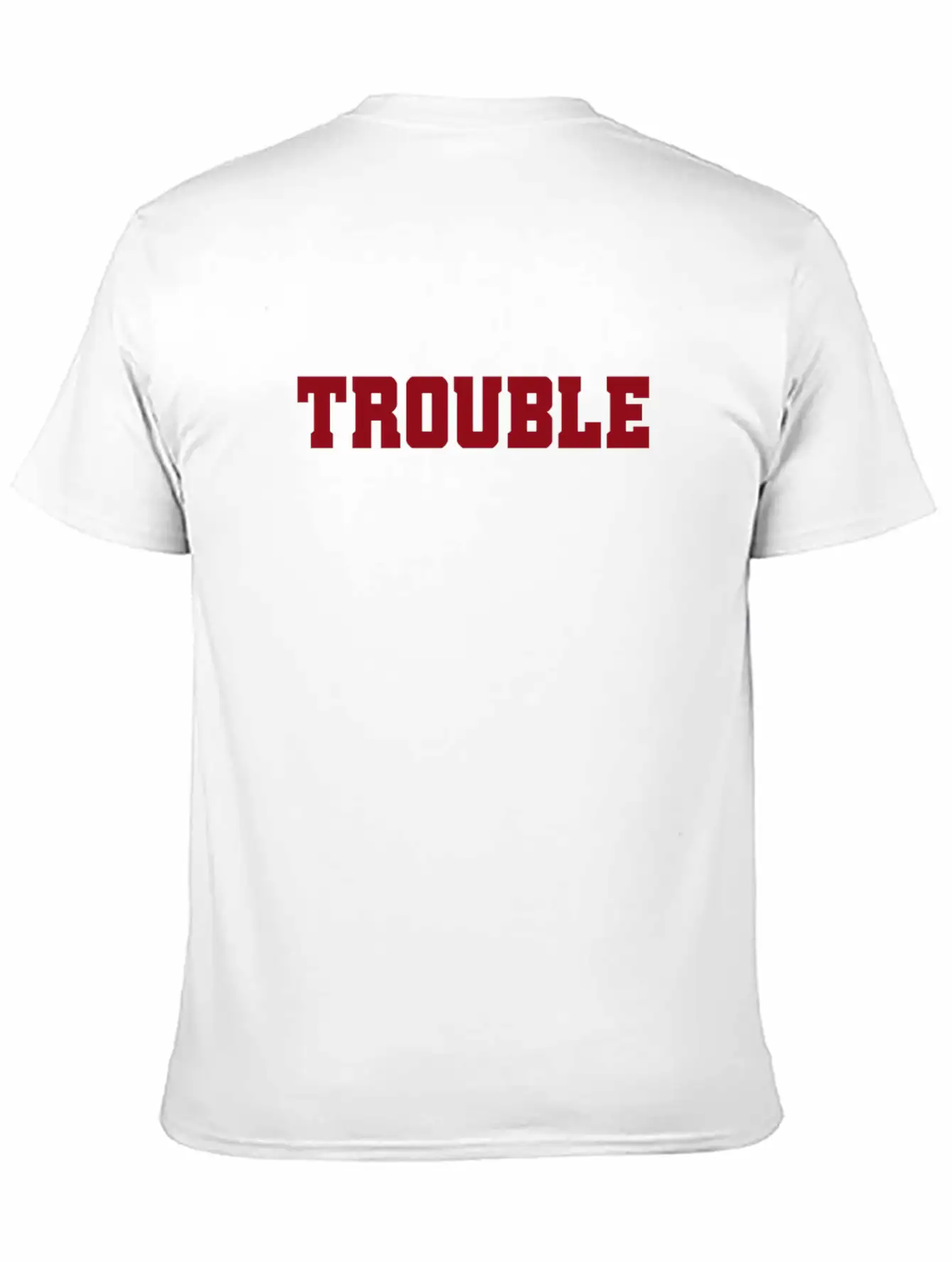 Trouble Troublemaker My Name Is Stress & Trouble Unisex Casual T-Shirt – Clean Design For Daily Comfort