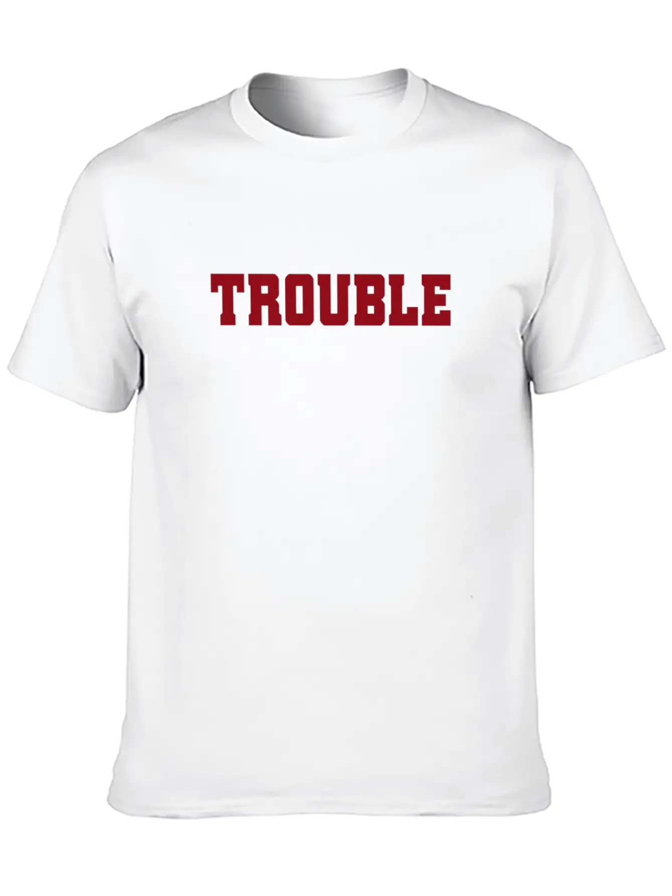 Trouble Troublemaker My Name Is Stress & Trouble Unisex Casual T-Shirt – Clean Design For Daily Comfort
