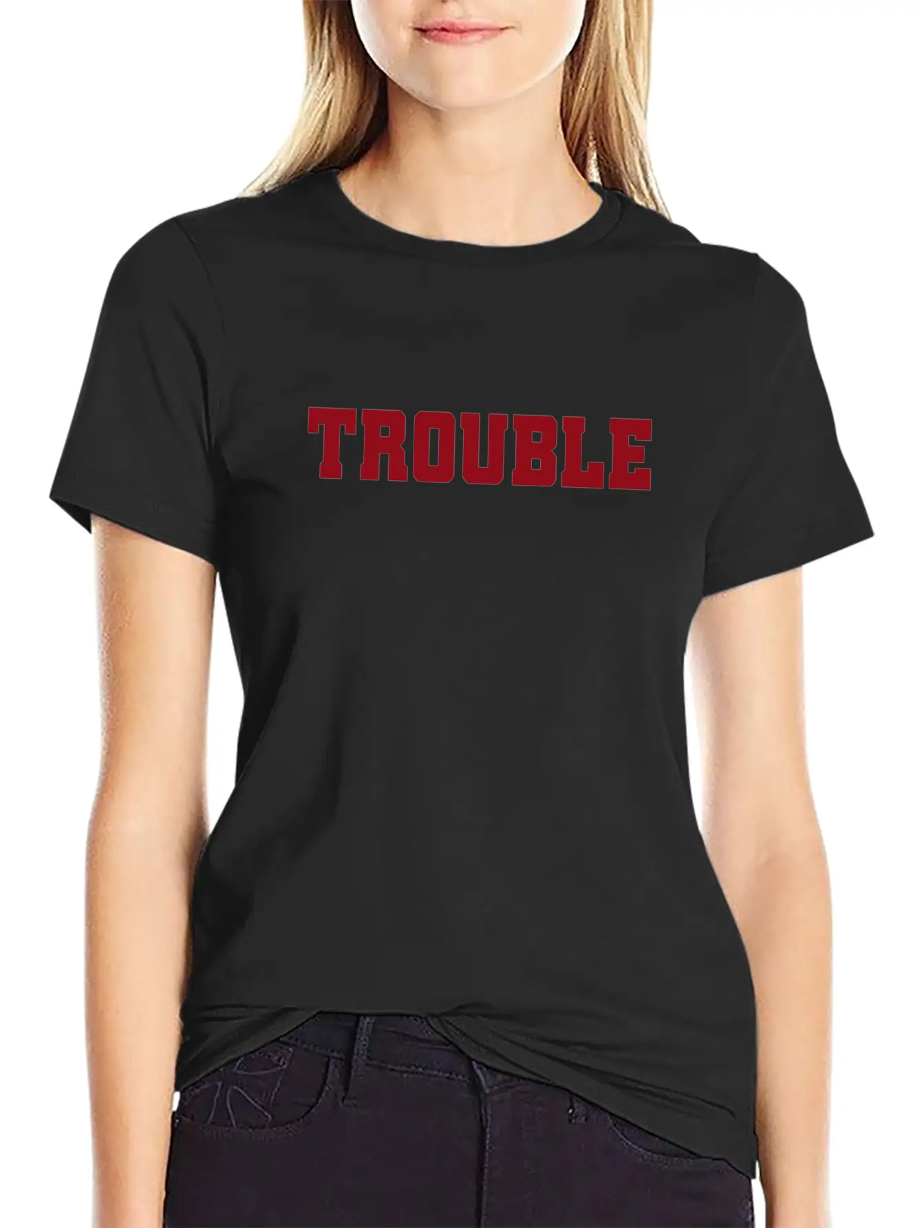 Trouble Troublemaker My Name Is Stress & Trouble Unisex Casual T-Shirt – Clean Design For Daily Comfort