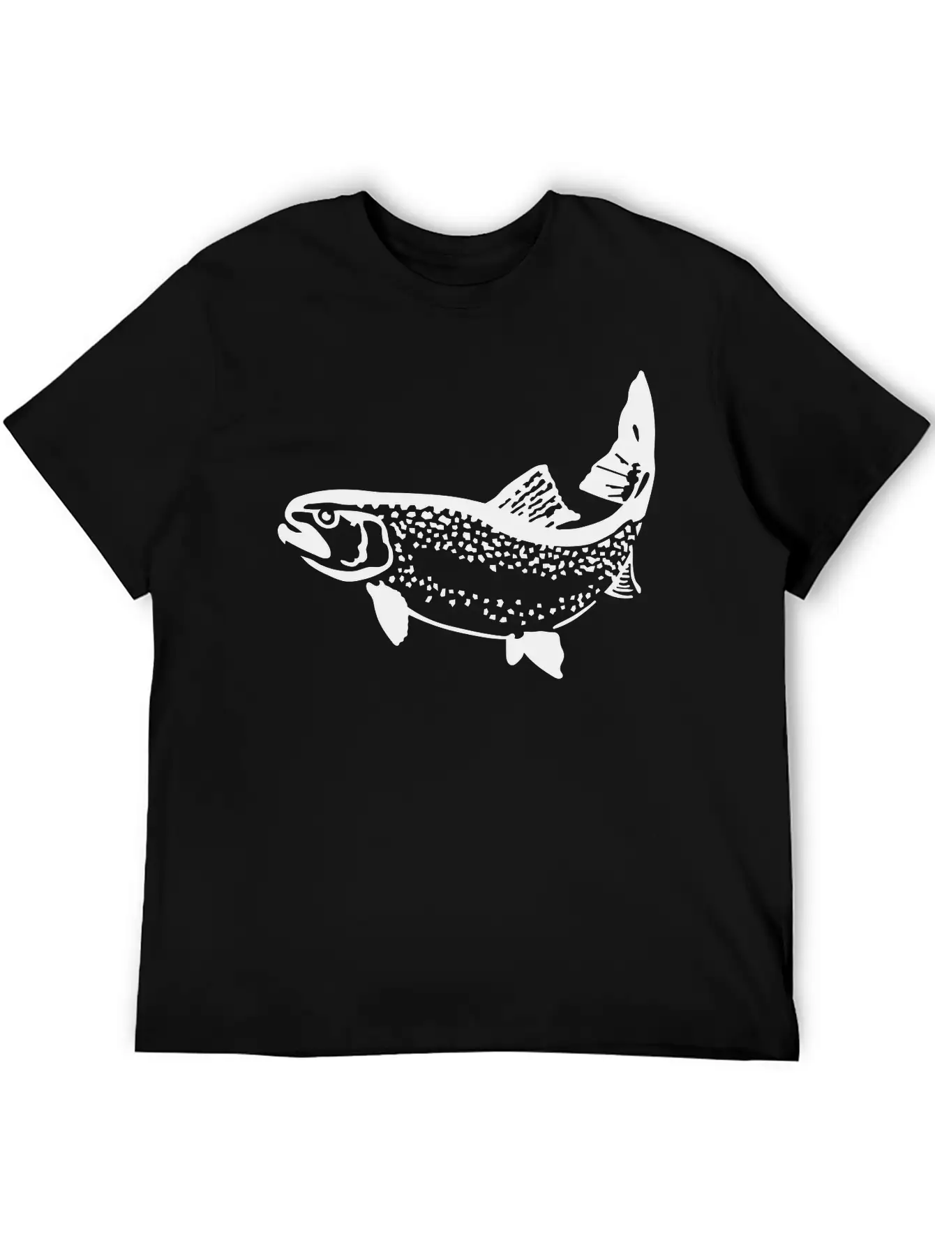 Trout Unisex Short Sleeve Soft Cotton T-Shirt – Casual Everyday Wear