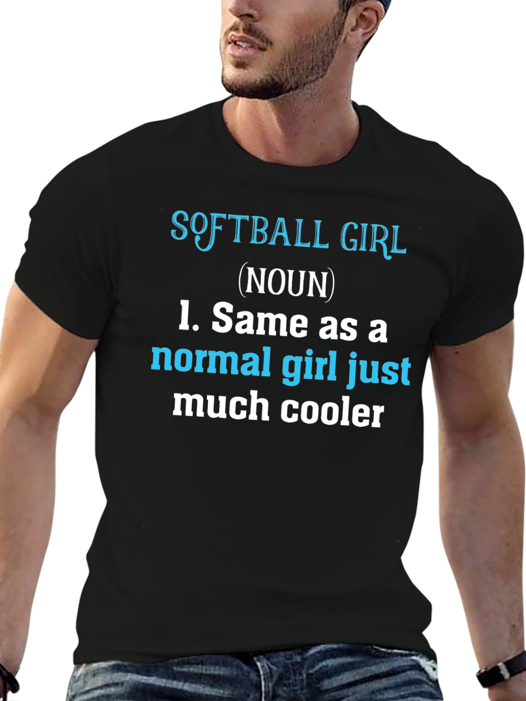 Softball Girl Definition T-Shirt - Funny Sports Tee