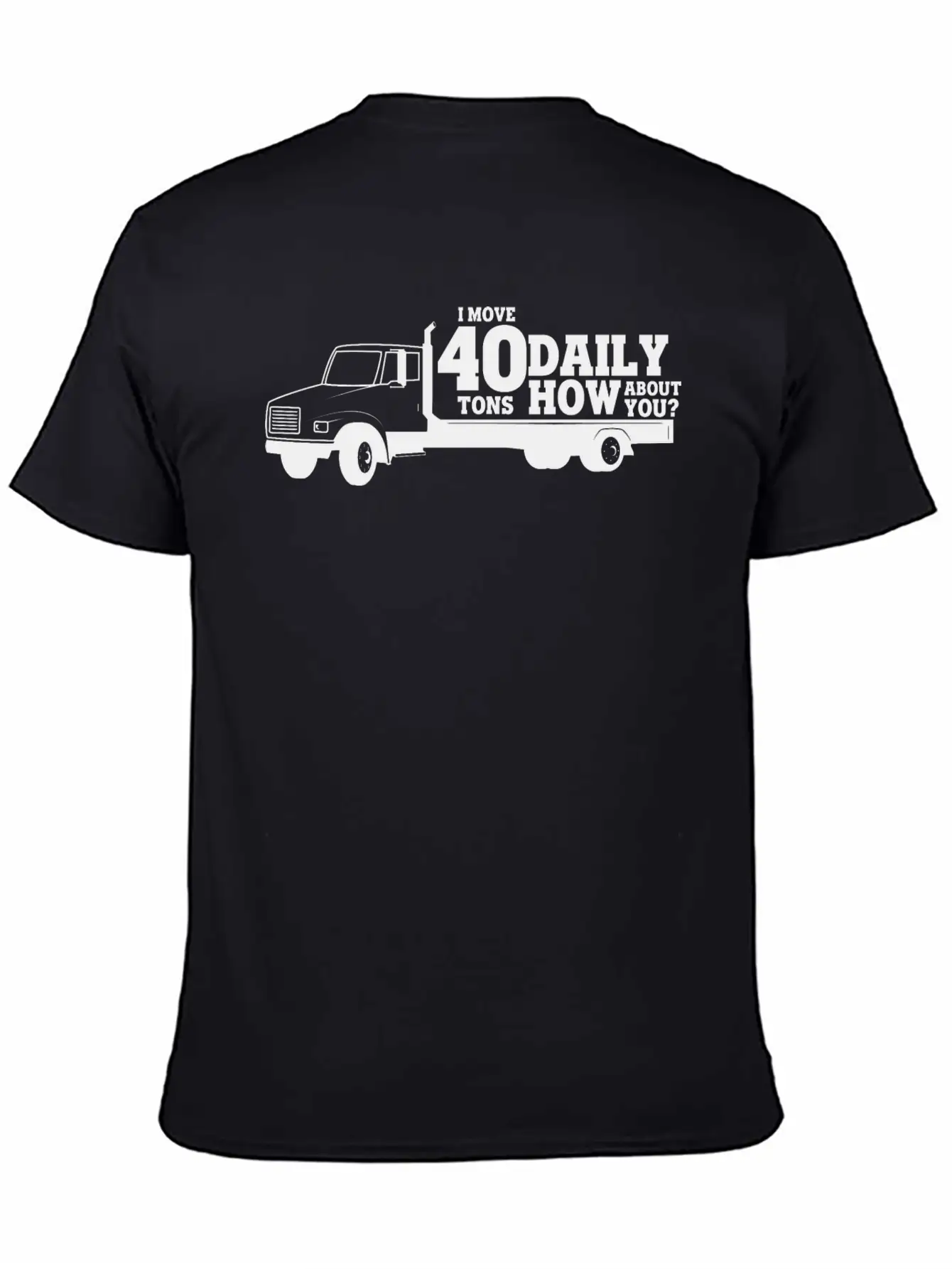 Truck 40 Ton Delivery Truck Lorry Gift Idea Breathable Soft Cotton T-Shirt – Timeless Casual Look