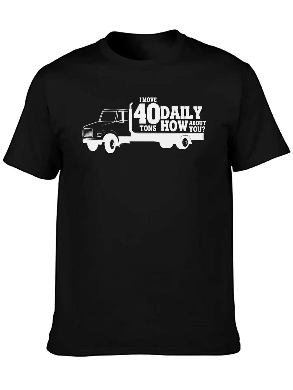 Truck 40 Ton Delivery Truck Lorry Gift Idea Breathable Soft Cotton T-Shirt – Timeless Casual Look