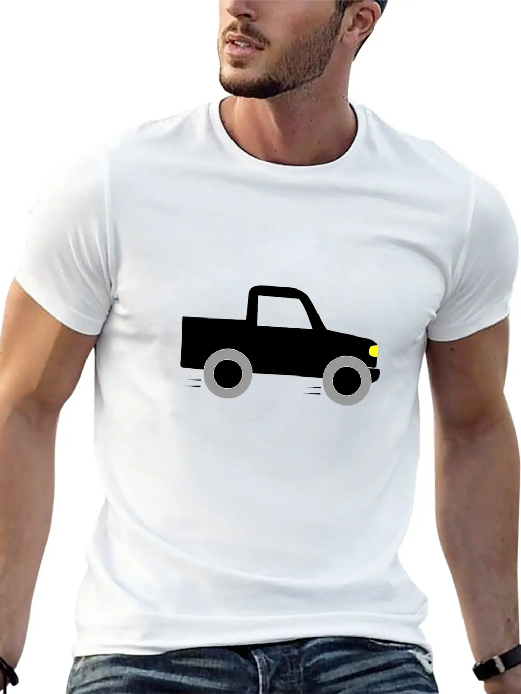 Truck Car Breathable Soft Cotton T-Shirt – Timeless Casual Look
