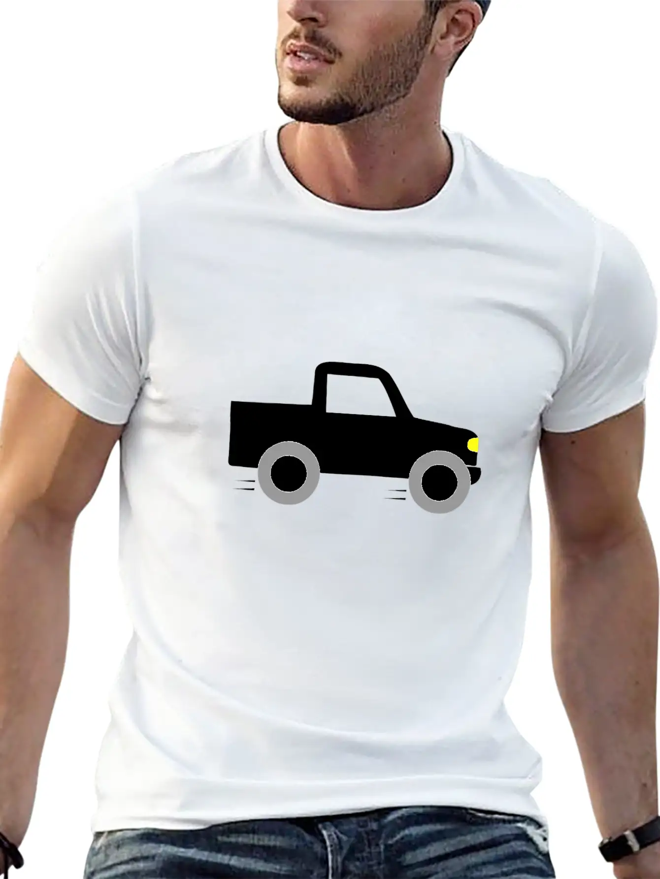 Truck Car Breathable Soft Cotton T-Shirt – Timeless Casual Look