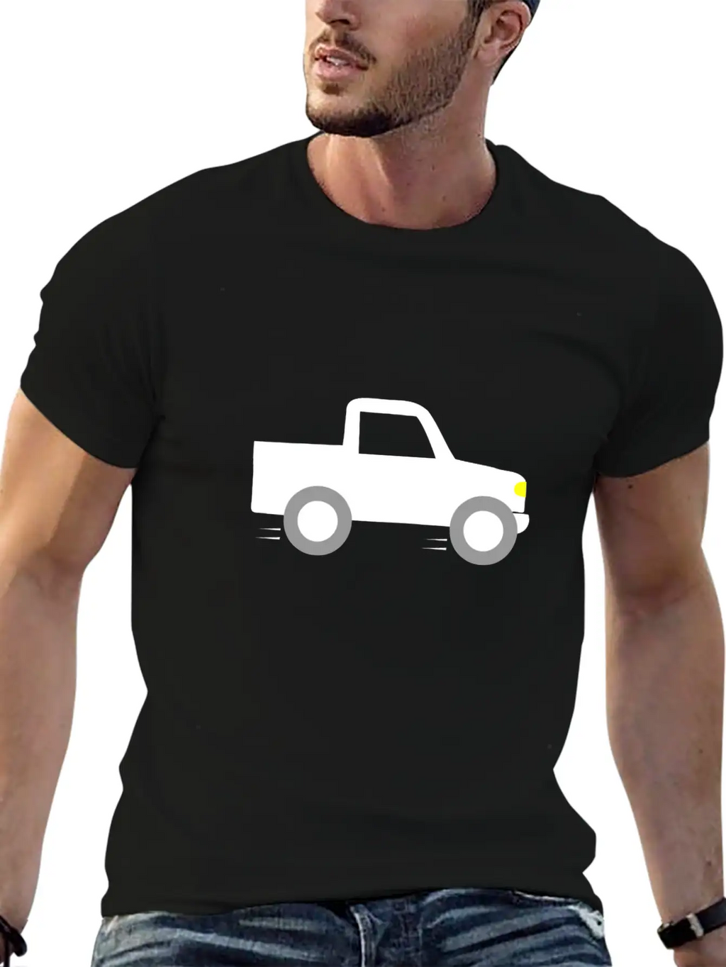 Truck Car Breathable Soft Cotton T-Shirt – Timeless Casual Look