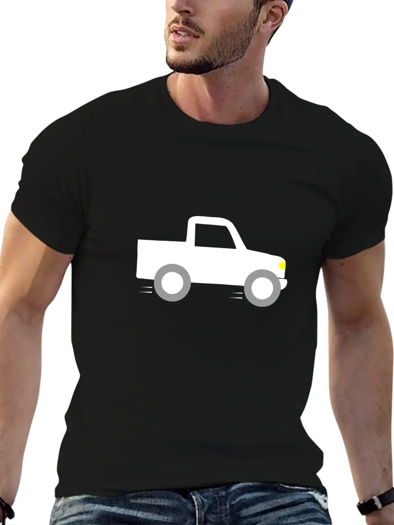 Truck Car Breathable Soft Cotton T-Shirt – Timeless Casual Look