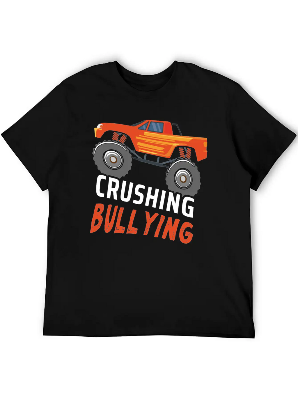 Truck Crushing Bullying Kind Kindness Unity Day Unisex Casual T-Shirt – Clean Design For Daily Comfort