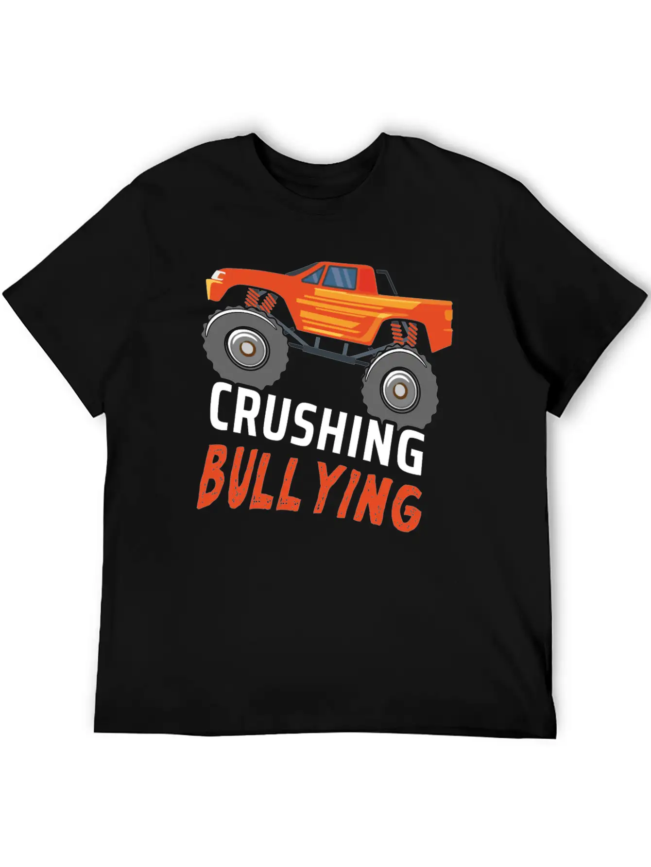 Truck Crushing Bullying Kind Kindness Unity Day Unisex Casual T-Shirt – Clean Design For Daily Comfort