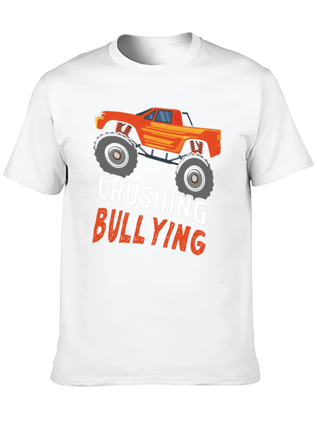 Truck Crushing Bullying Kind Kindness Unity Day Unisex Casual T-Shirt – Clean Design For Daily Comfort