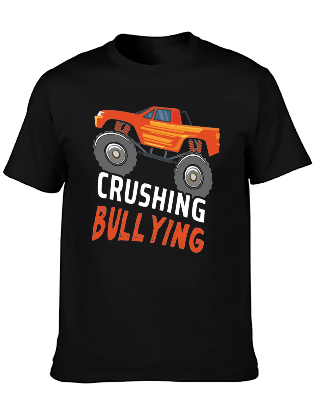 Truck Crushing Bullying Kind Kindness Unity Day Unisex Casual T-Shirt – Clean Design For Daily Comfort