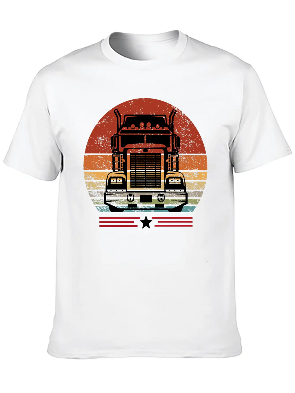 Truck Driver Birthday Present, Truck Driver Gifts Unisex Short Sleeve Soft Cotton T-Shirt – Casual Everyday Wear