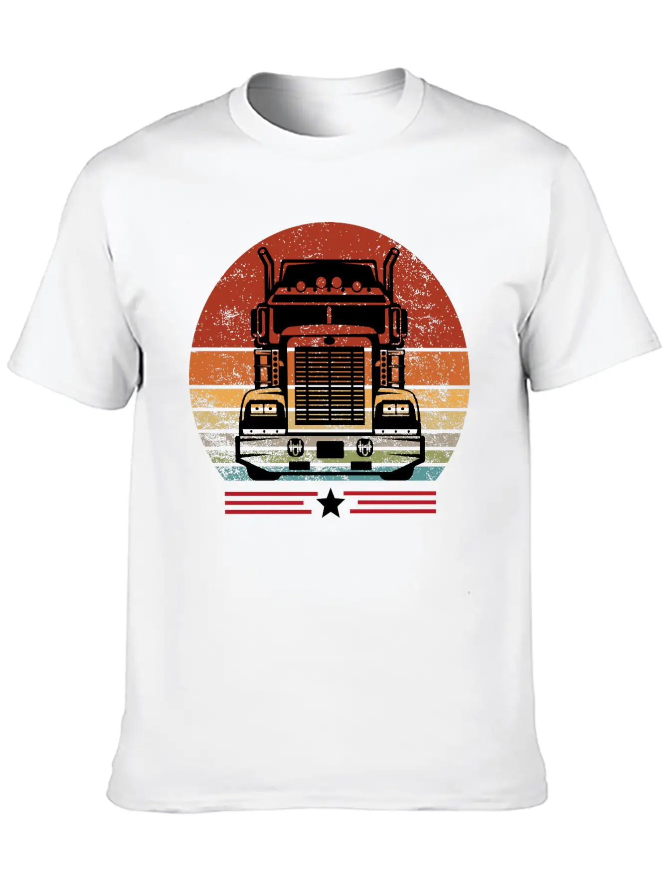 Truck Driver Birthday Present, Truck Driver Gifts Unisex Short Sleeve Soft Cotton T-Shirt – Casual Everyday Wear