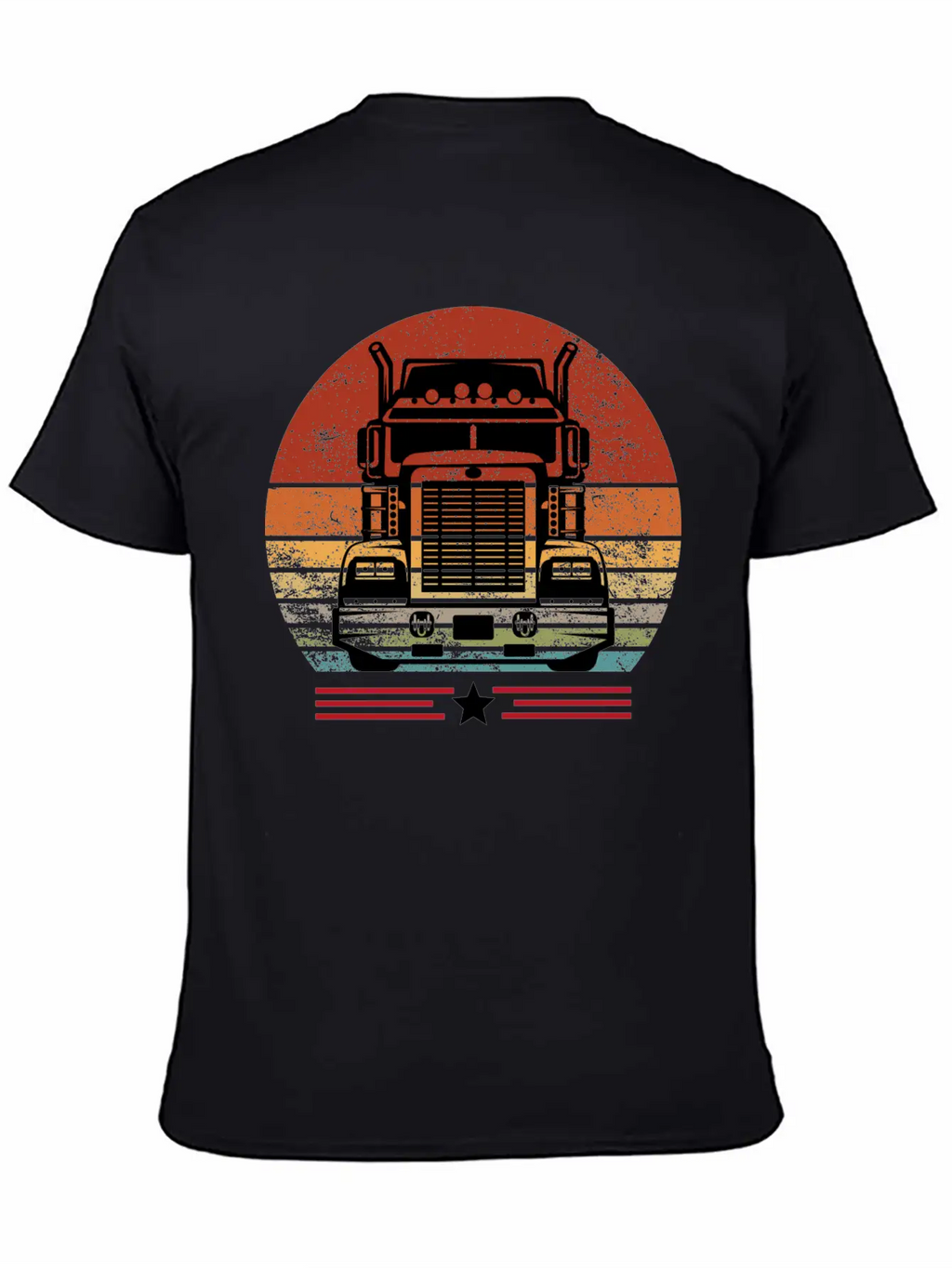 Truck Driver Birthday Present, Truck Driver Gifts Unisex Short Sleeve Soft Cotton T-Shirt – Casual Everyday Wear