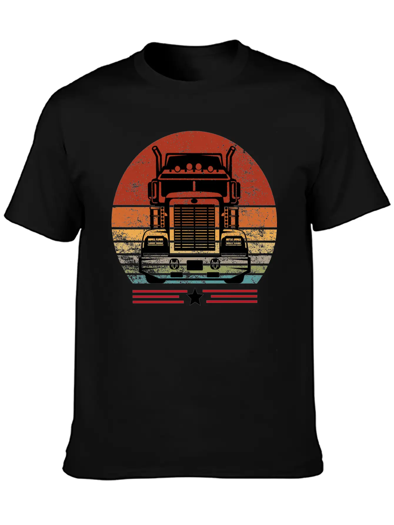 Truck Driver Birthday Present, Truck Driver Gifts Unisex Short Sleeve Soft Cotton T-Shirt – Casual Everyday Wear