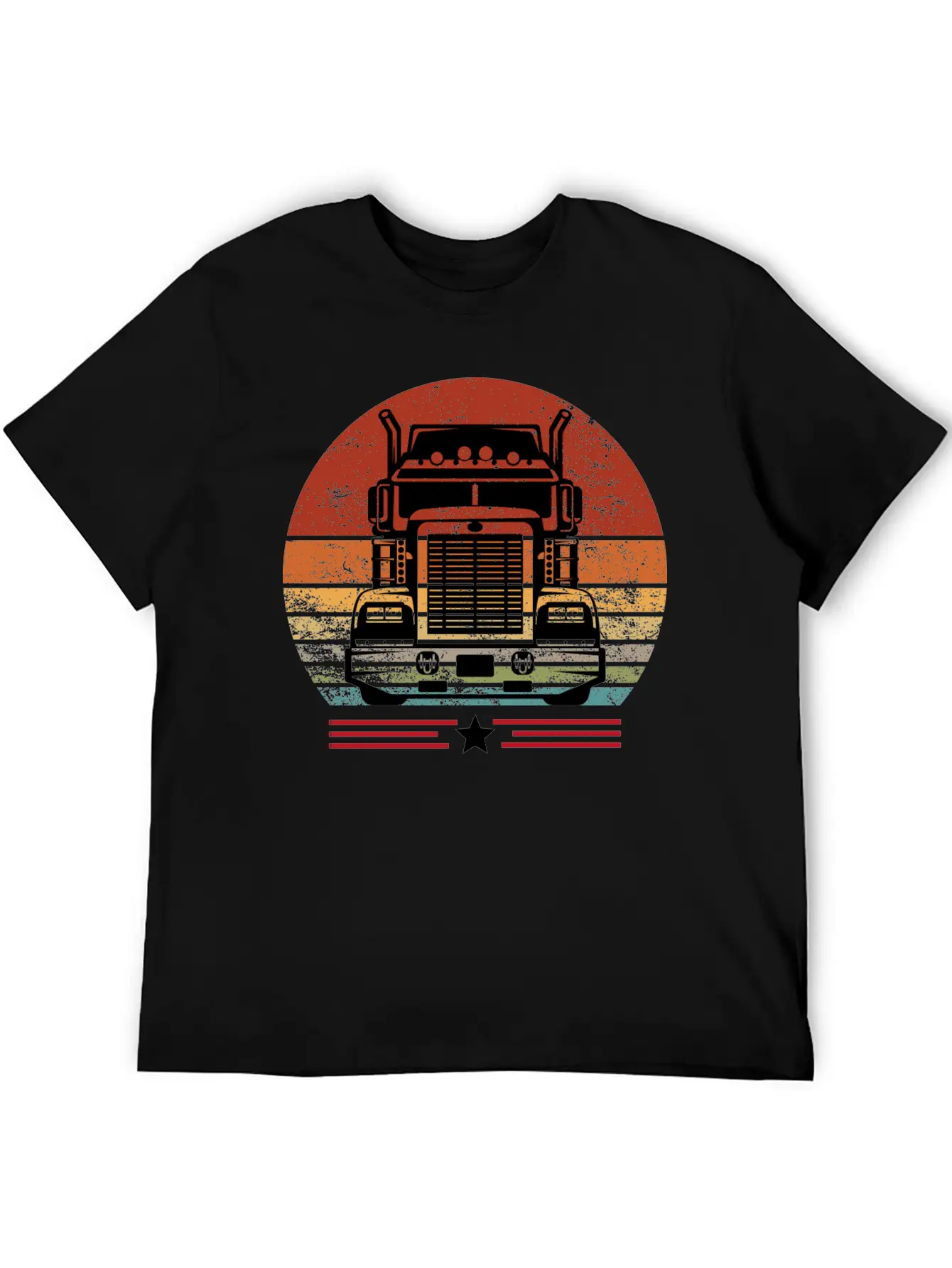 Truck Driver Birthday Present, Truck Driver Gifts Unisex Short Sleeve Soft Cotton T-Shirt – Casual Everyday Wear