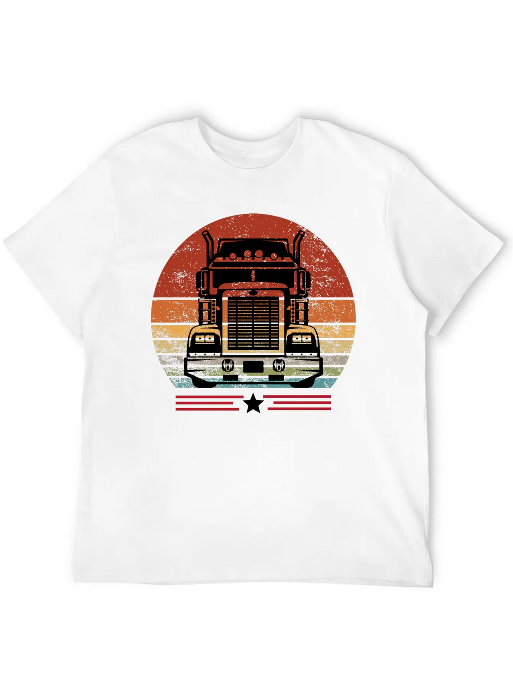 Truck Driver Birthday Present, Truck Driver Gifts Unisex Short Sleeve Soft Cotton T-Shirt – Casual Everyday Wear