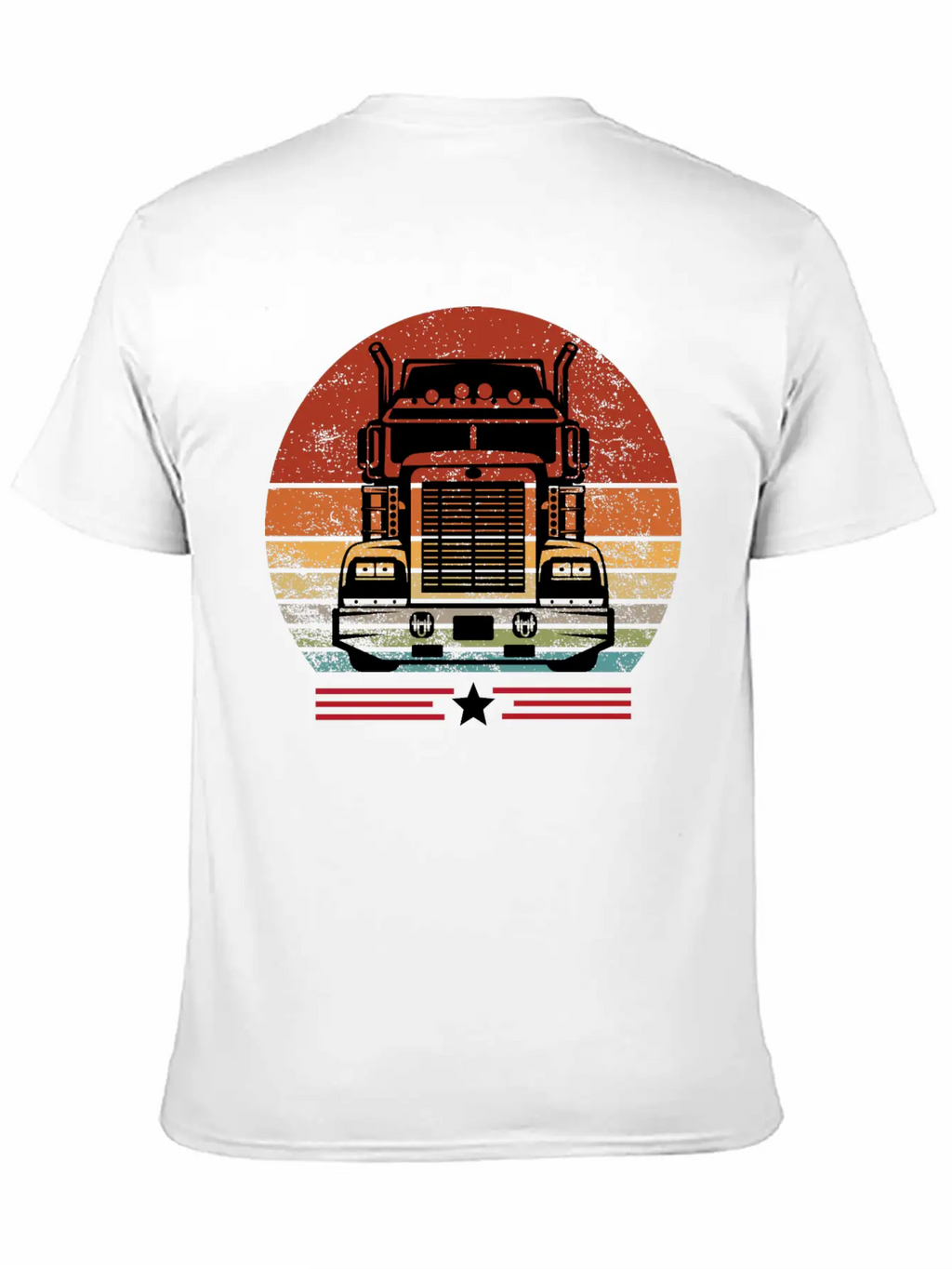 Truck Driver Birthday Present, Truck Driver Gifts Unisex Short Sleeve Soft Cotton T-Shirt – Casual Everyday Wear