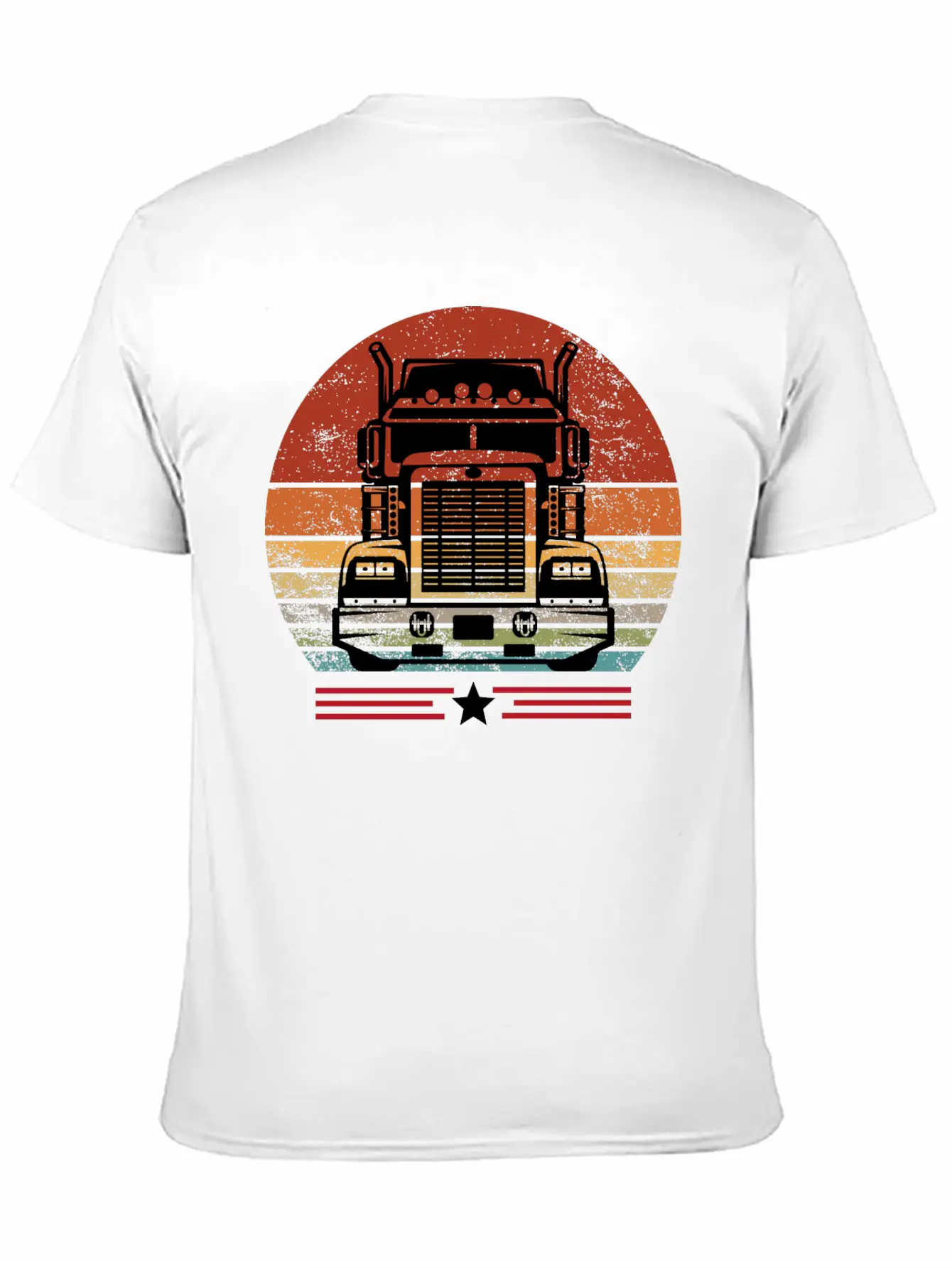 Truck Driver Birthday Present, Truck Driver Gifts Unisex Short Sleeve Soft Cotton T-Shirt – Casual Everyday Wear