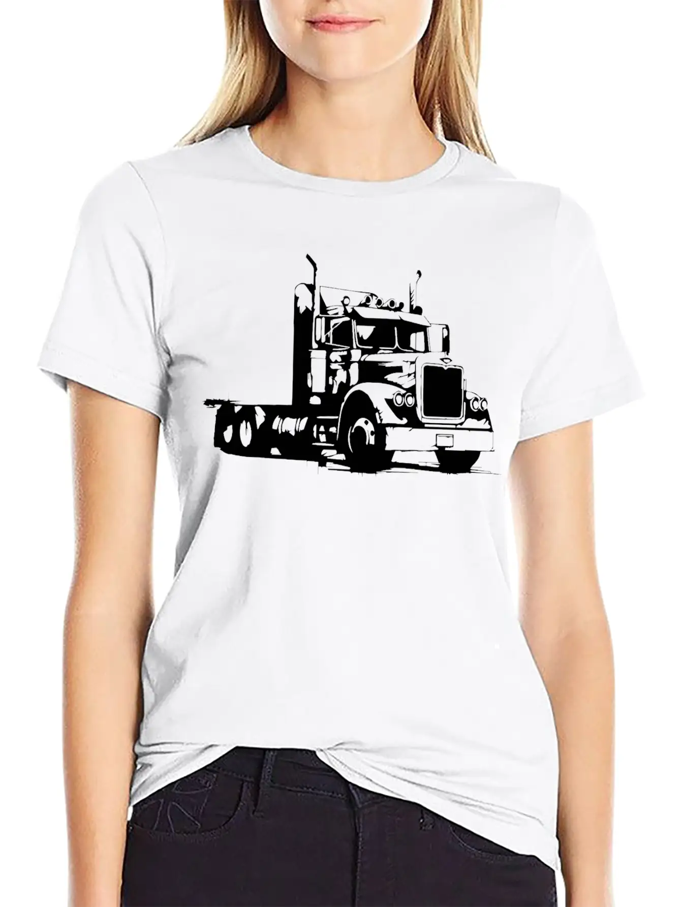 Truck Driver Breathable Soft Cotton T-Shirt – Timeless Casual Look
