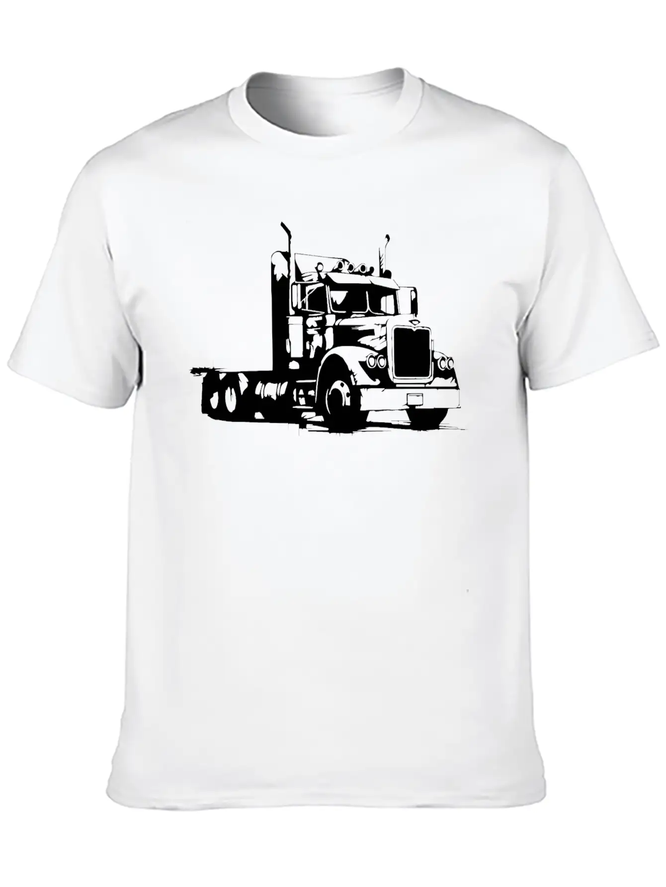 Truck Driver Breathable Soft Cotton T-Shirt – Timeless Casual Look