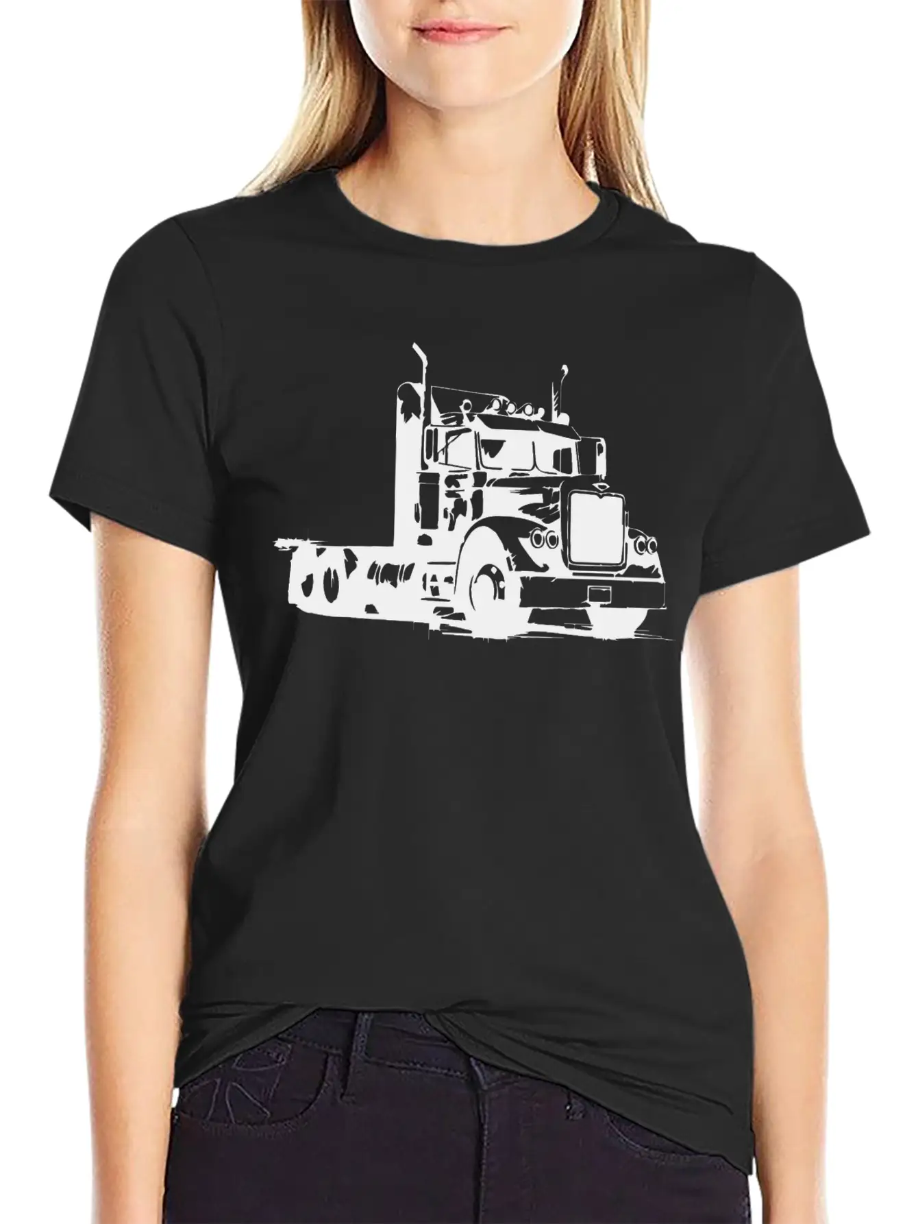 Truck Driver Breathable Soft Cotton T-Shirt – Timeless Casual Look