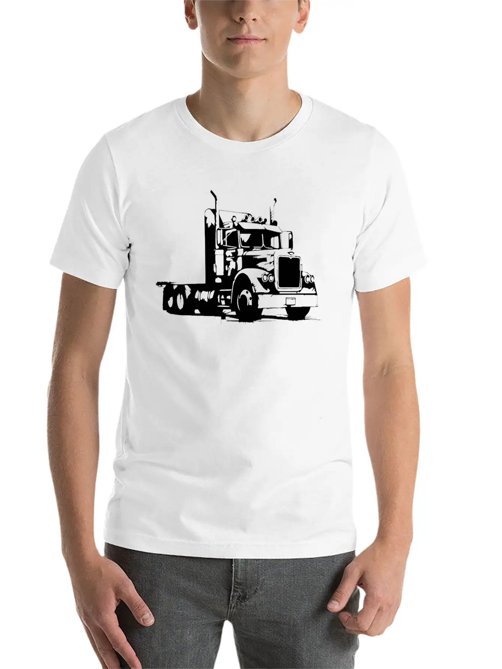 Truck Driver Breathable Soft Cotton T-Shirt – Timeless Casual Look