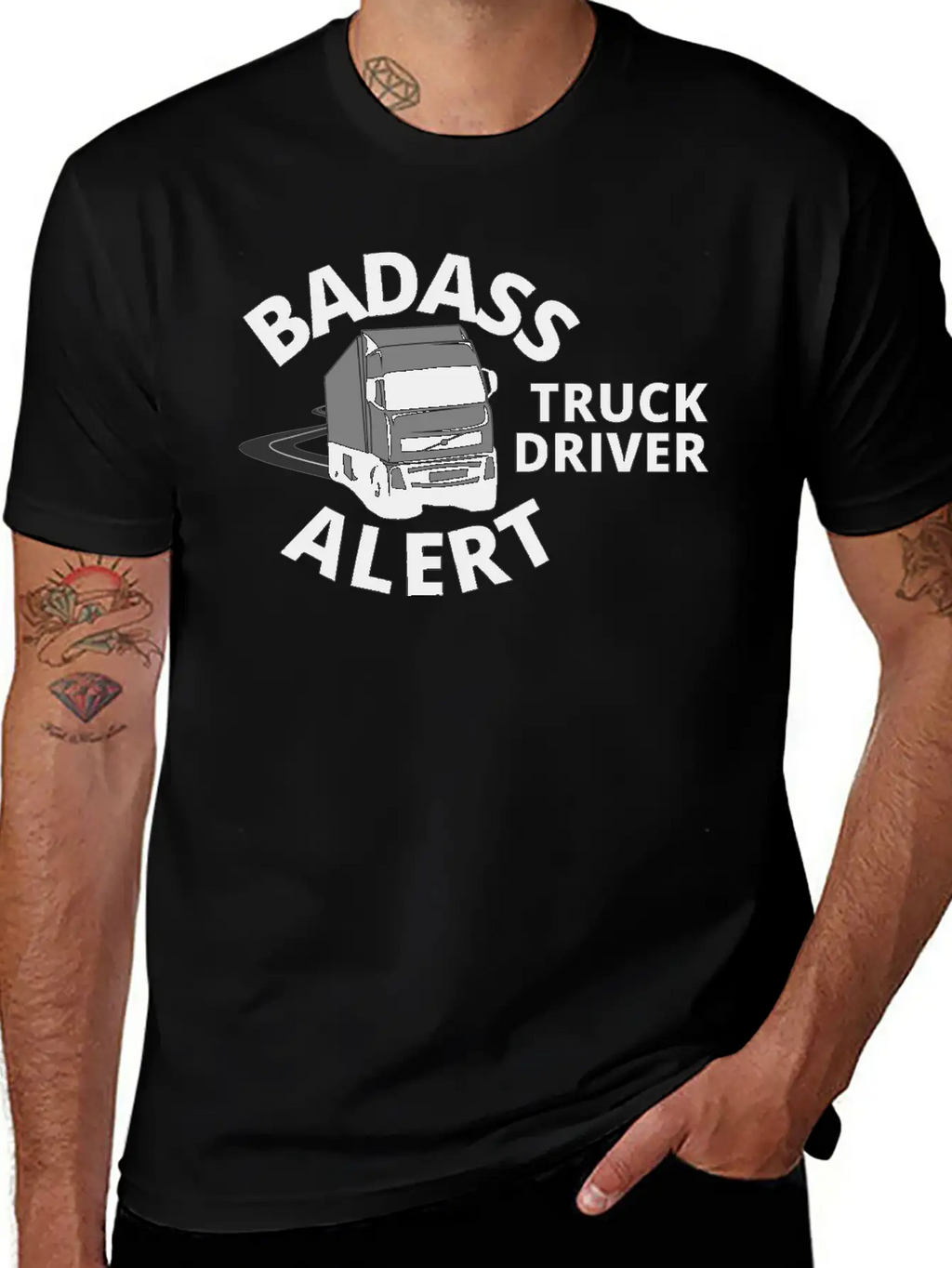 Truck Driver Casual Graphic T-Shirt – Simple And Comfortable Daily Wear