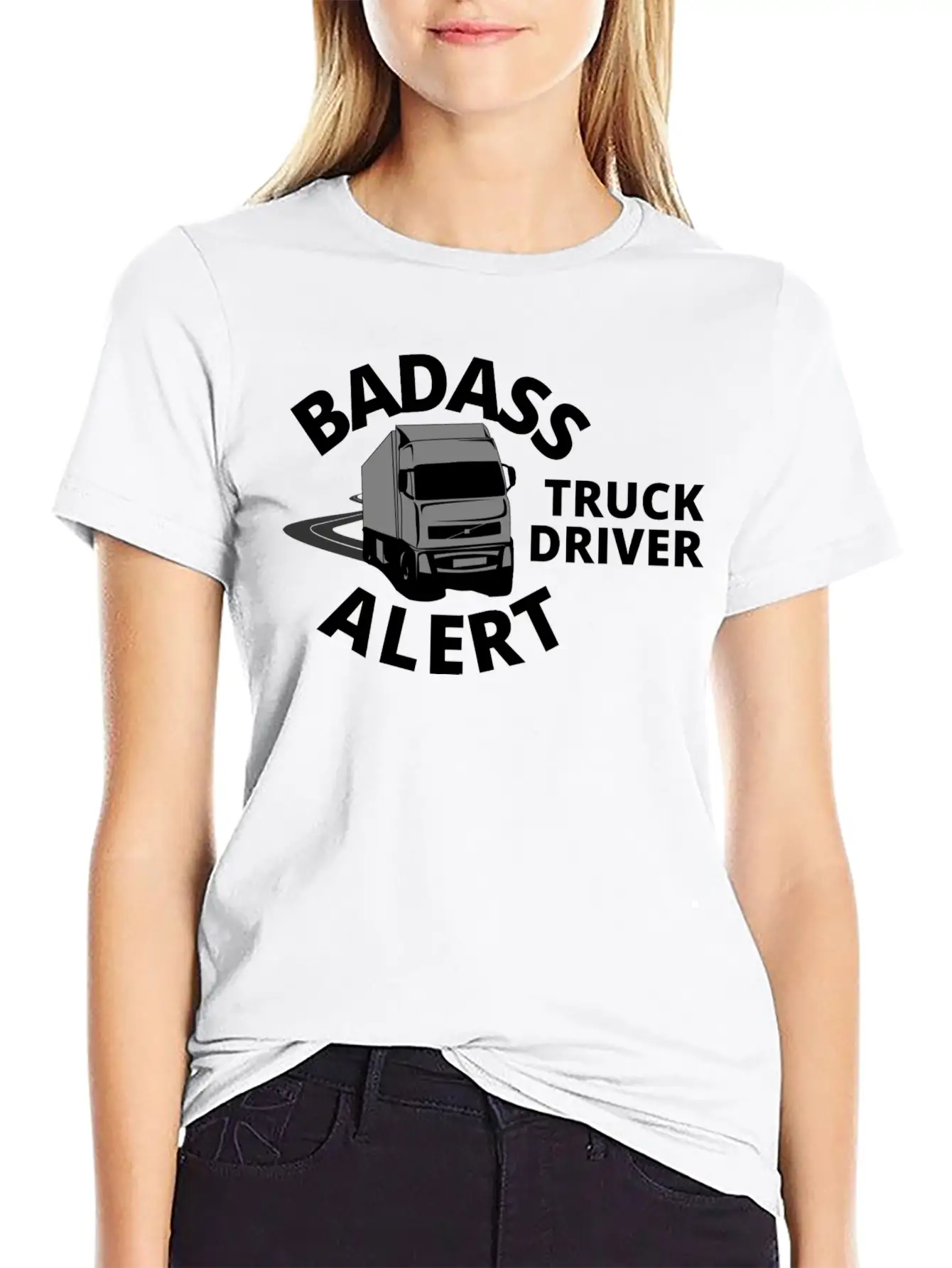 Truck Driver Casual Graphic T-Shirt – Simple And Comfortable Daily Wear