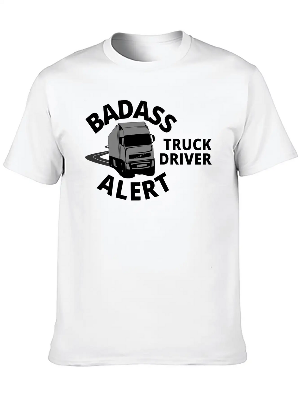 Truck Driver Casual Graphic T-Shirt – Simple And Comfortable Daily Wear